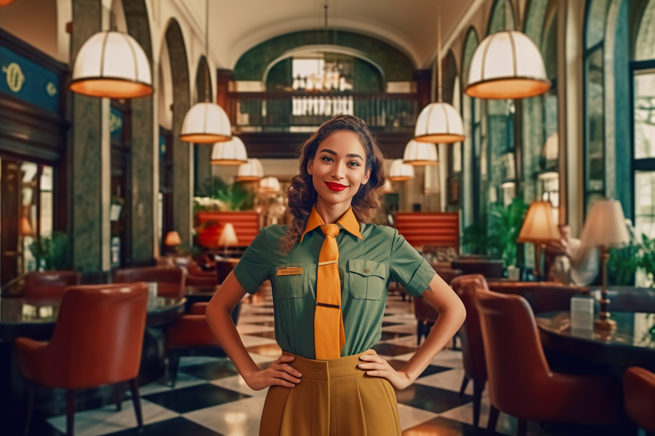 Estudante durante programa de estudo e trabalho no exterior