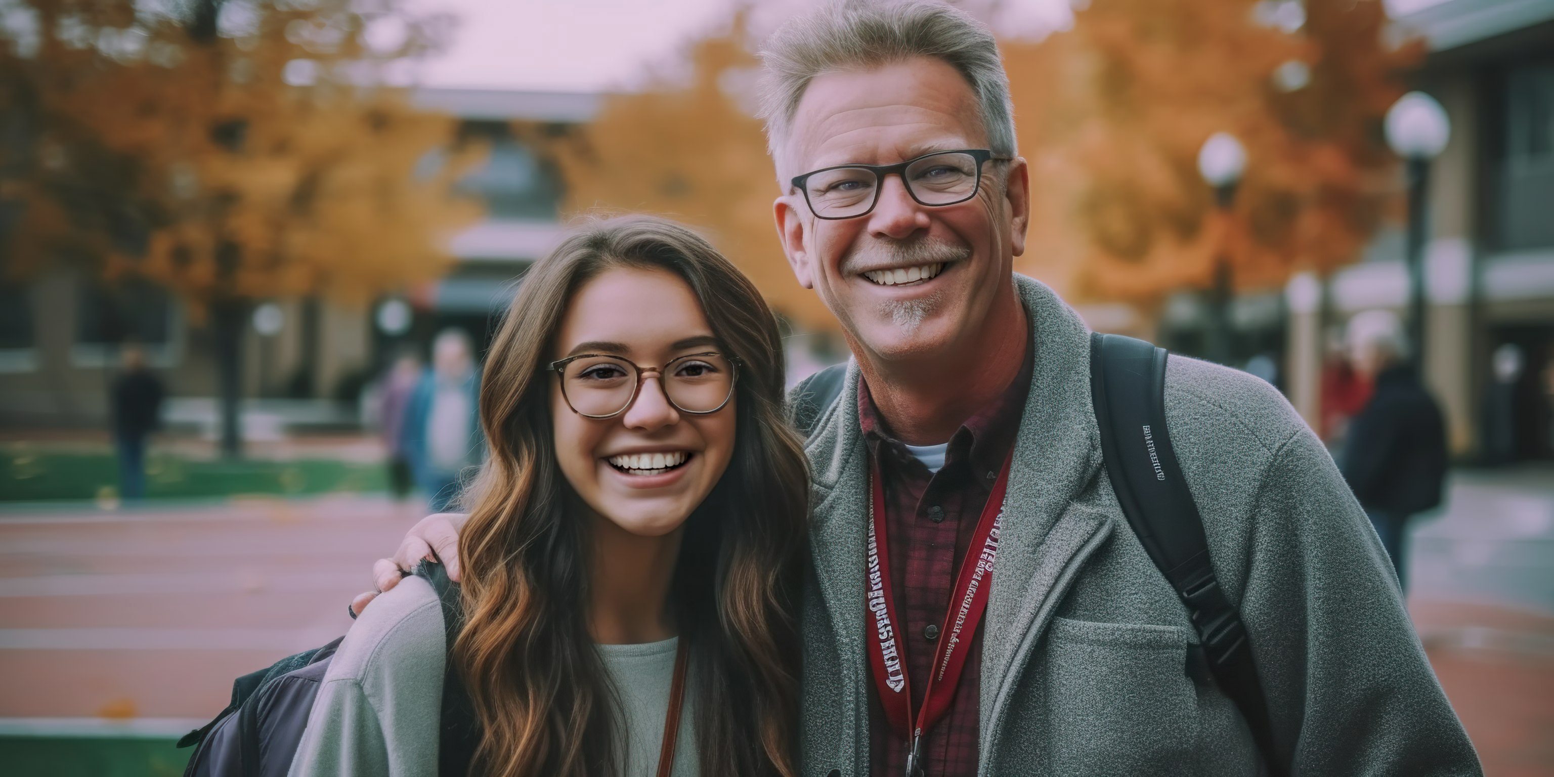 Família durante programa de intercâmbio no exterior