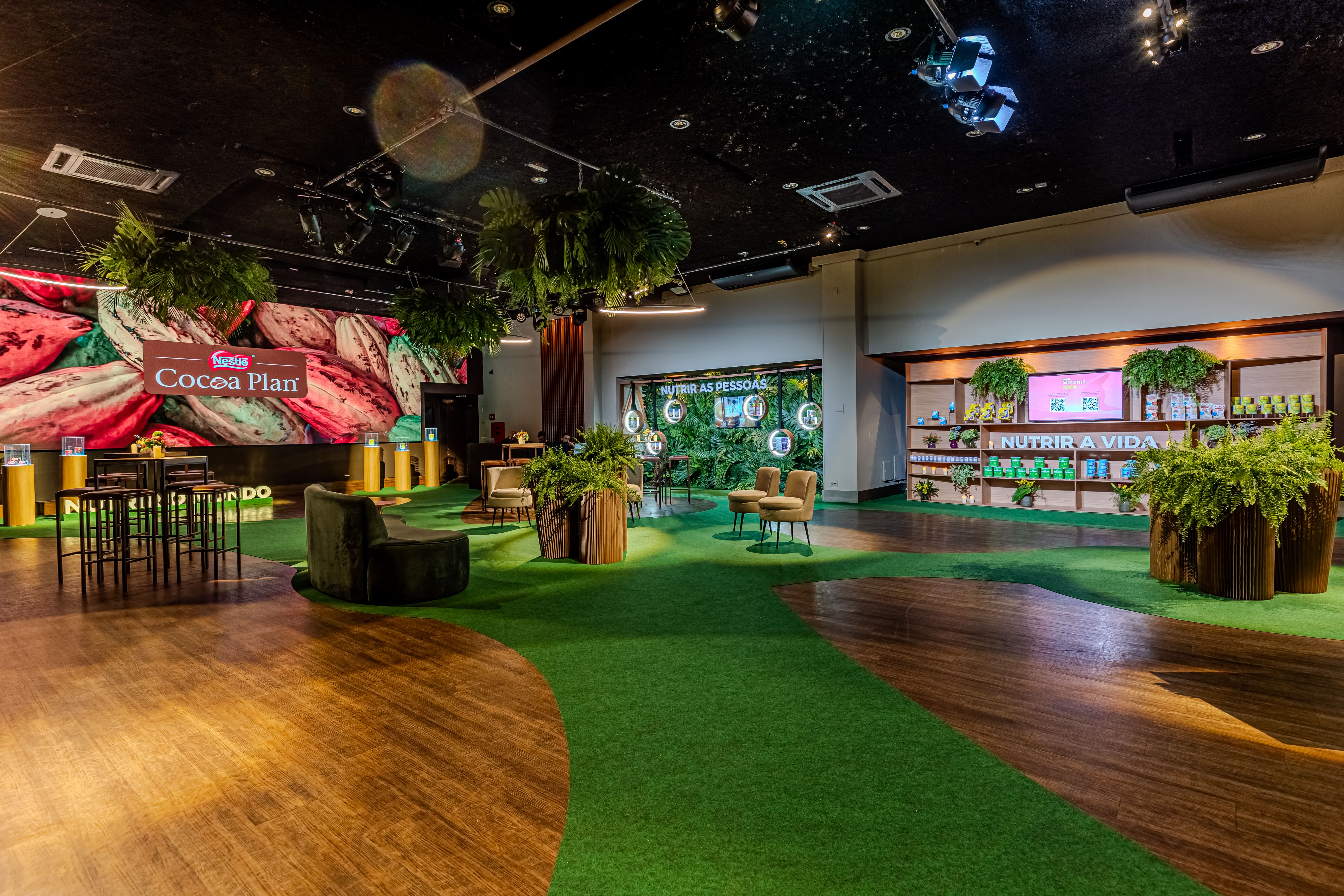 Evento corporativo realizado no espaço Bisutti Traffô