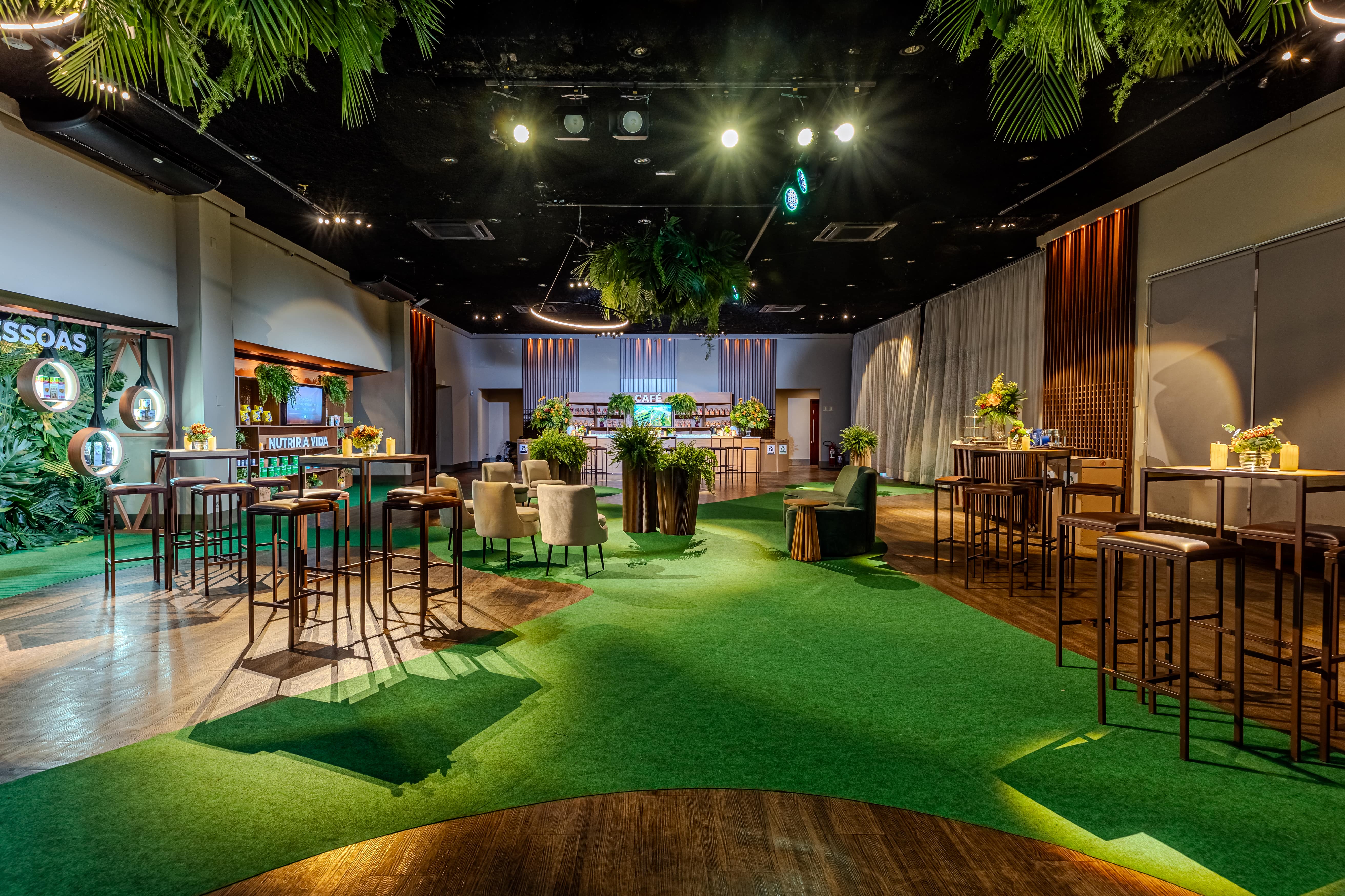 Evento corporativo realizado no espaço Bisutti Traffô