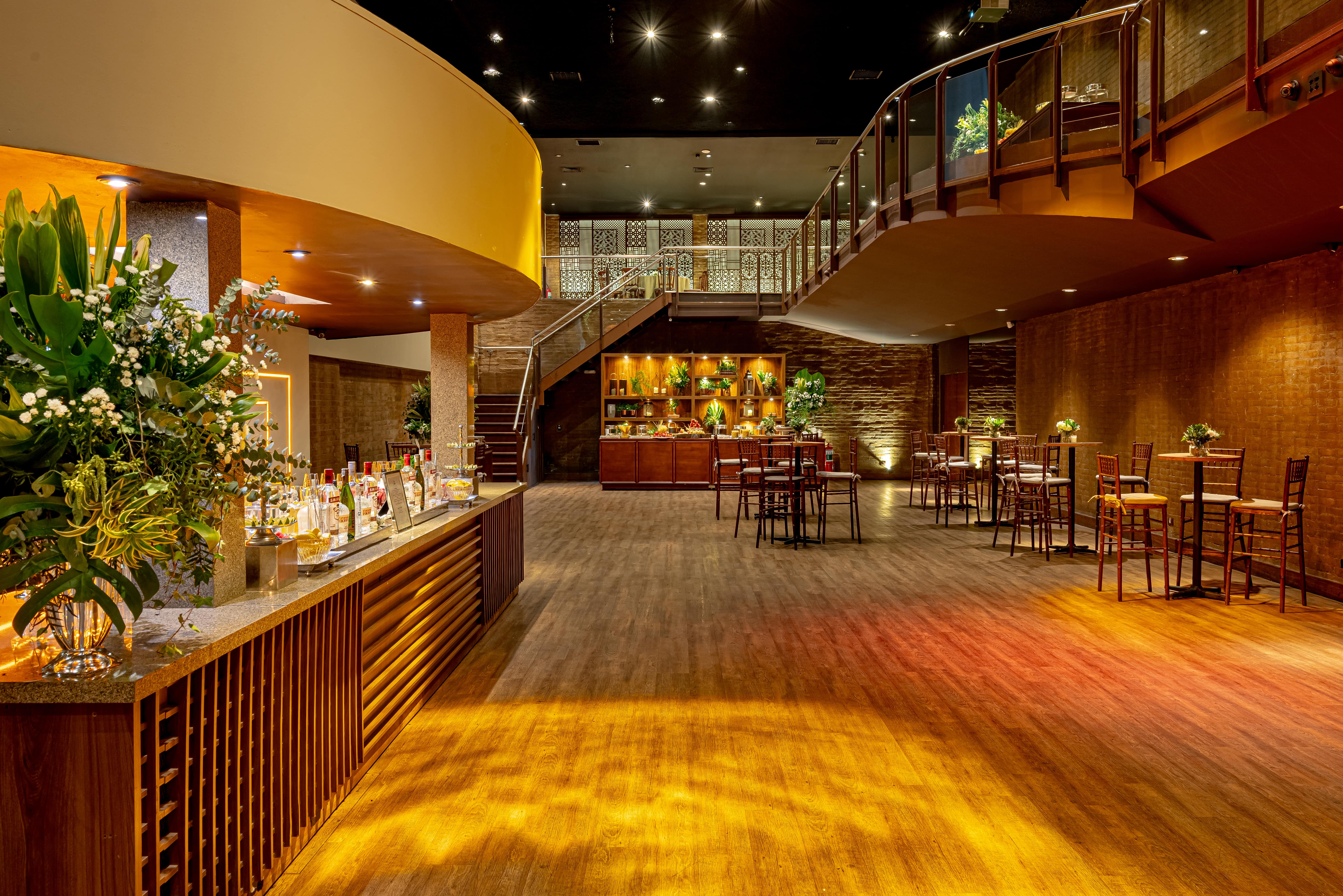 Evento corporativo realizado no espaço Bisutti Casa Do Ator