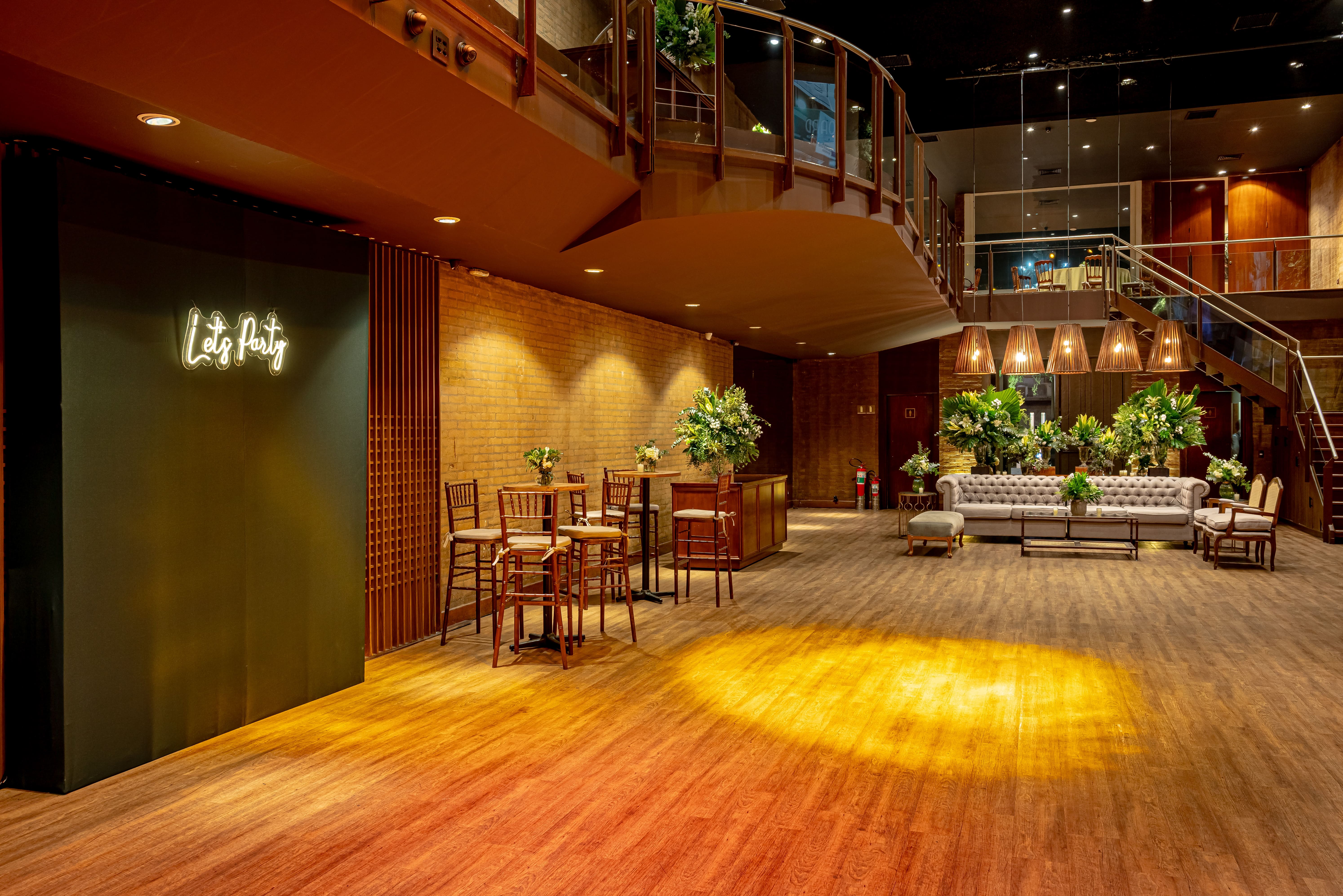 Evento corporativo realizado no espaço Bisutti Casa Do Ator