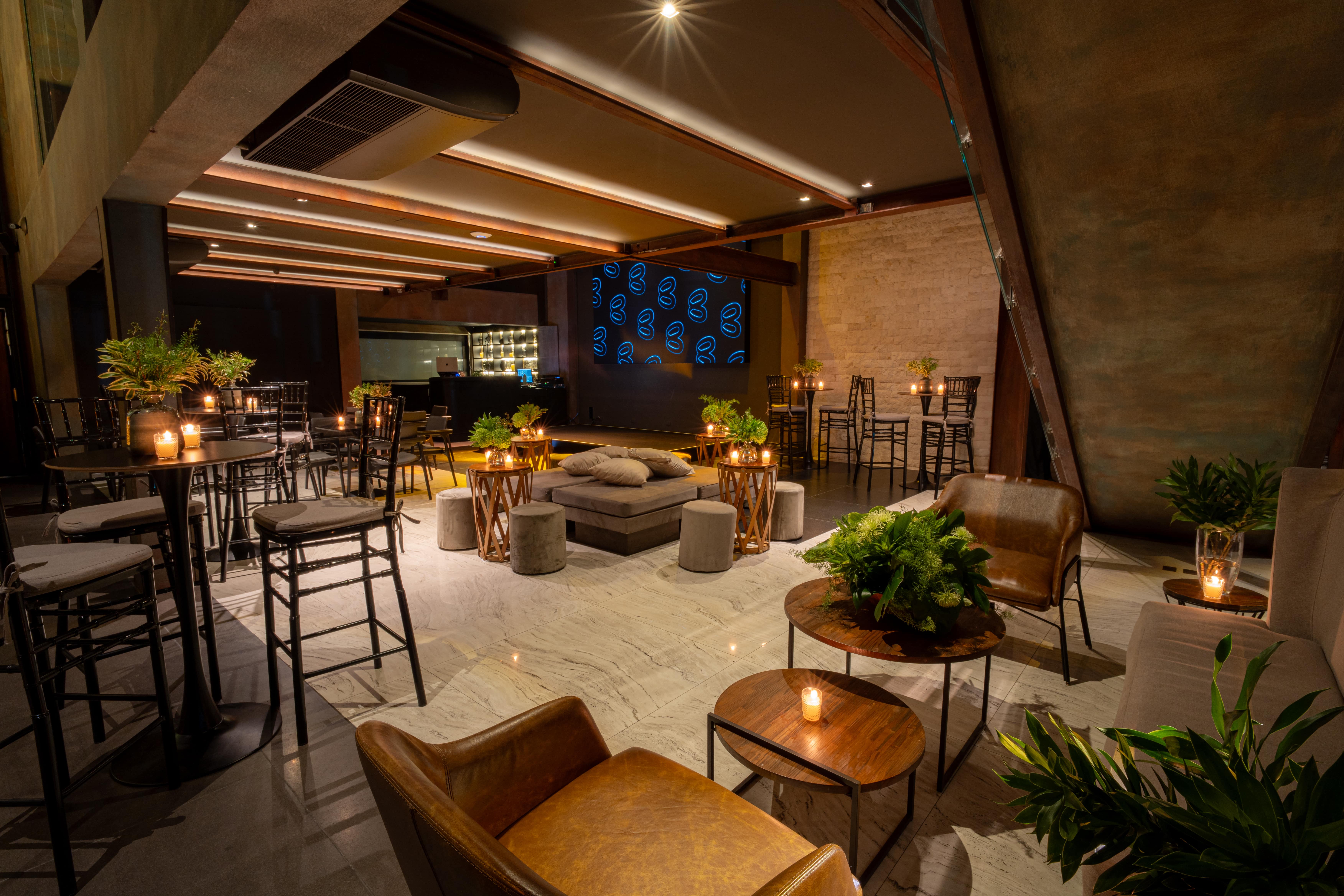 Evento corporativo realizado no espaço Bisutti Viale 441