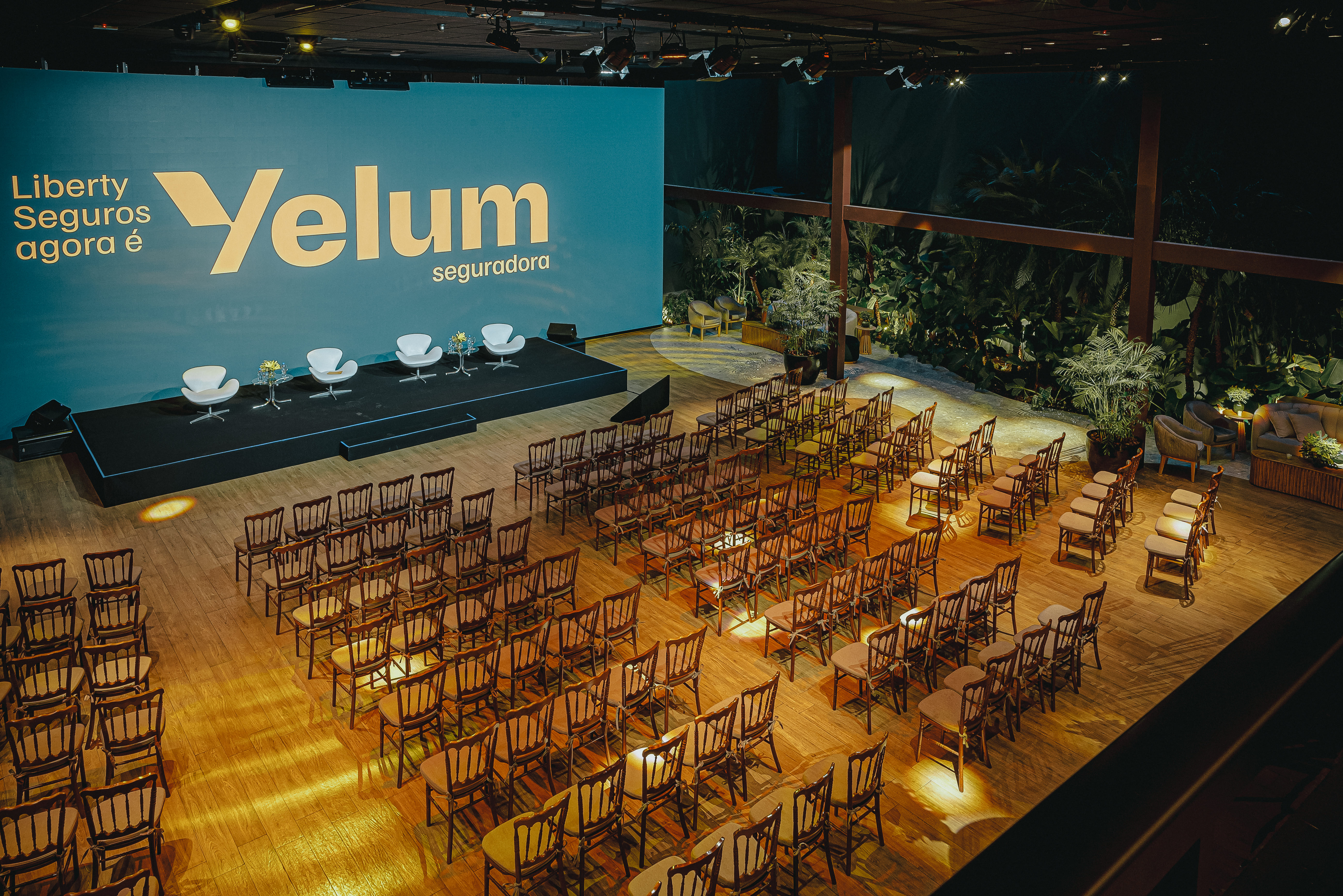 Evento corporativo realizado no espaço Casa Bisutti