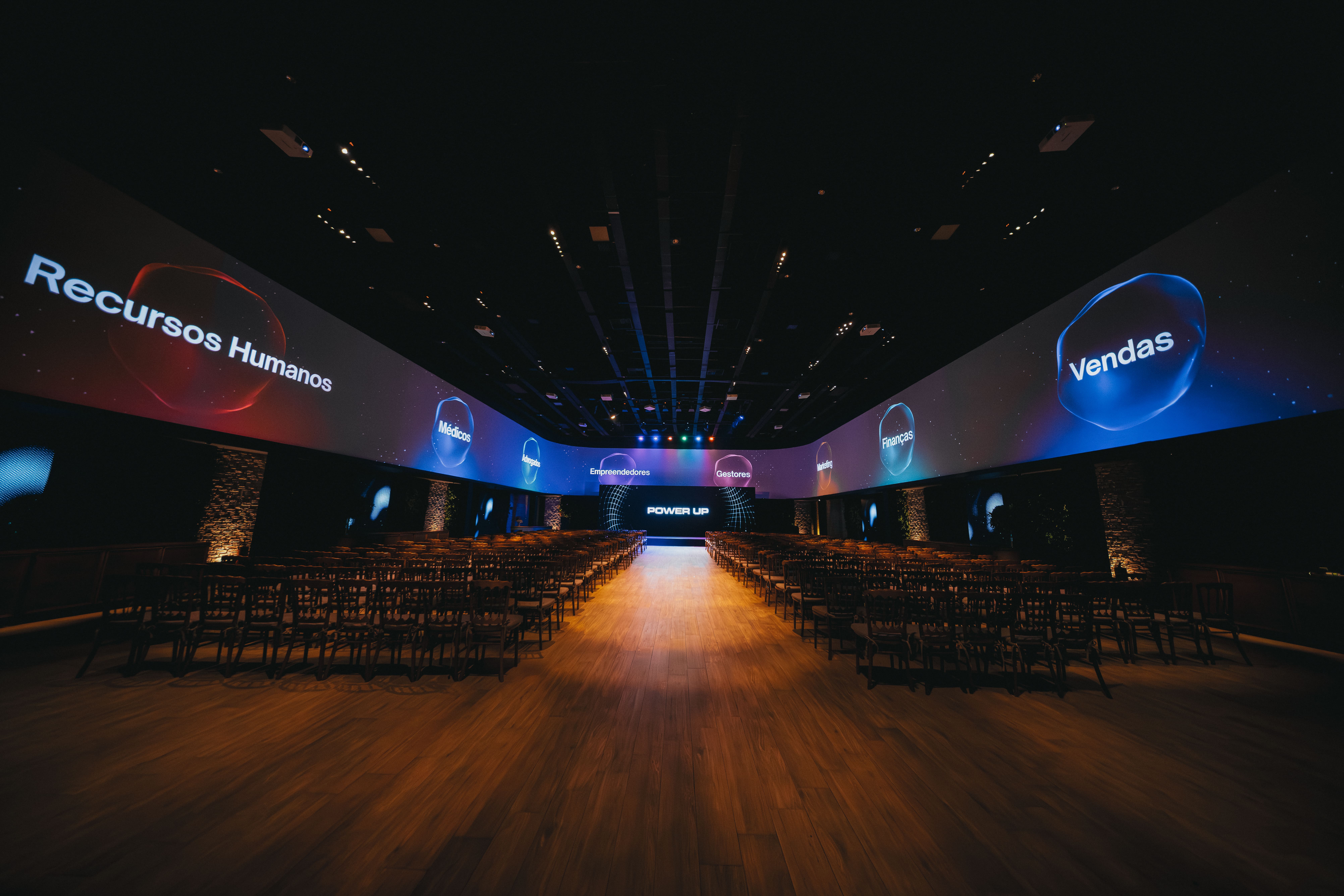 Evento corporativo realizado no espaço Casa Bisutti