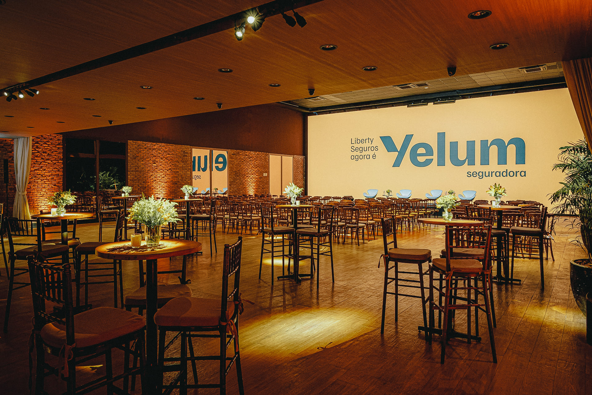 Evento corporativo realizado no espaço Bisutti Cardoso de Melo