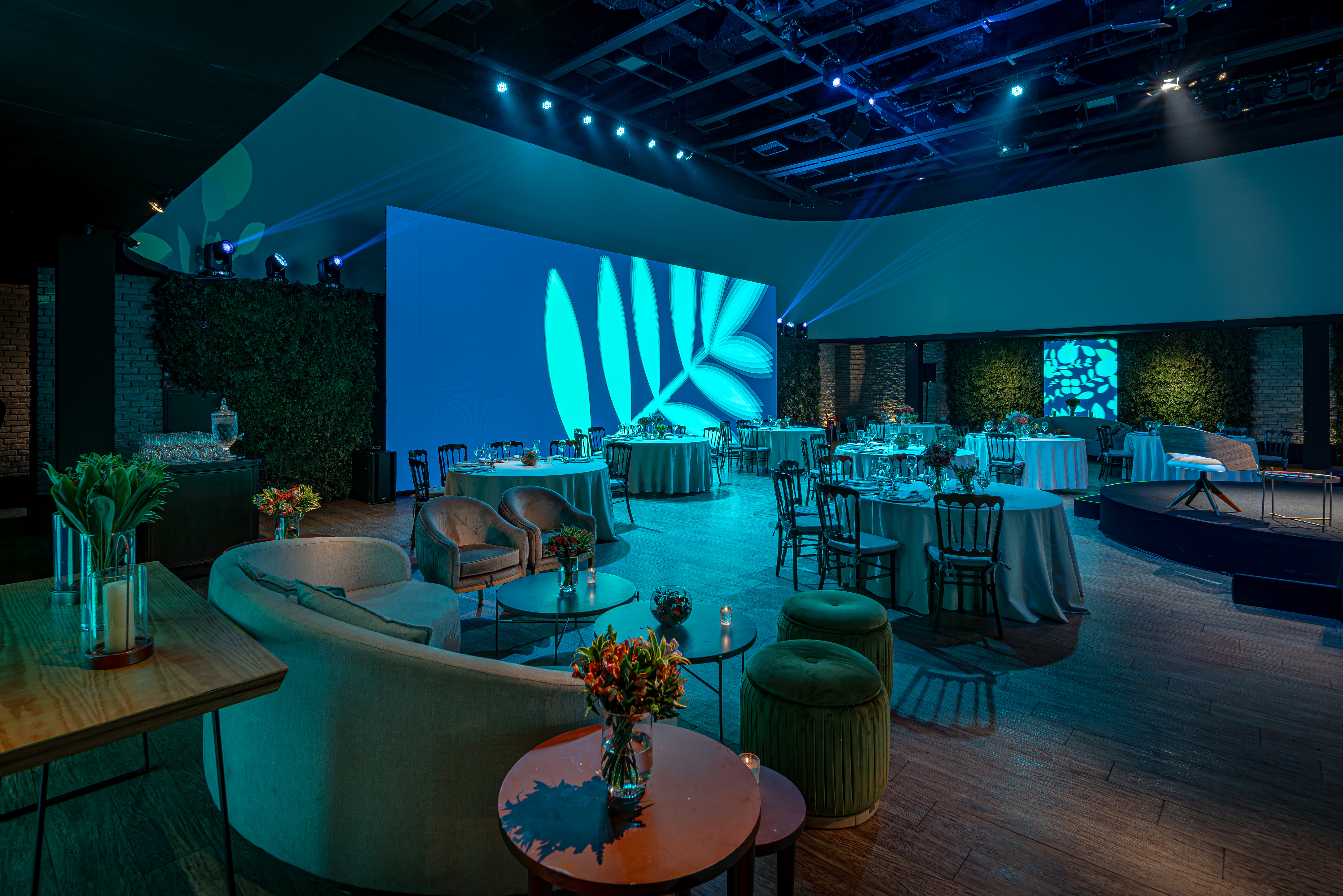 Evento corporativo realizado no espaço Bisutti Casa Bisutti