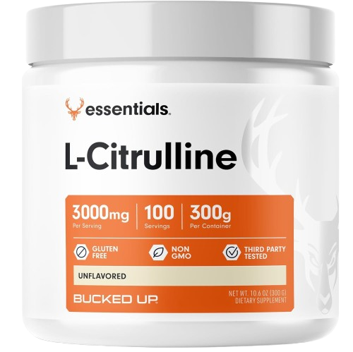 Bucked Up L-Citrulline 3000mg Powder, Essentials (100 Servings)