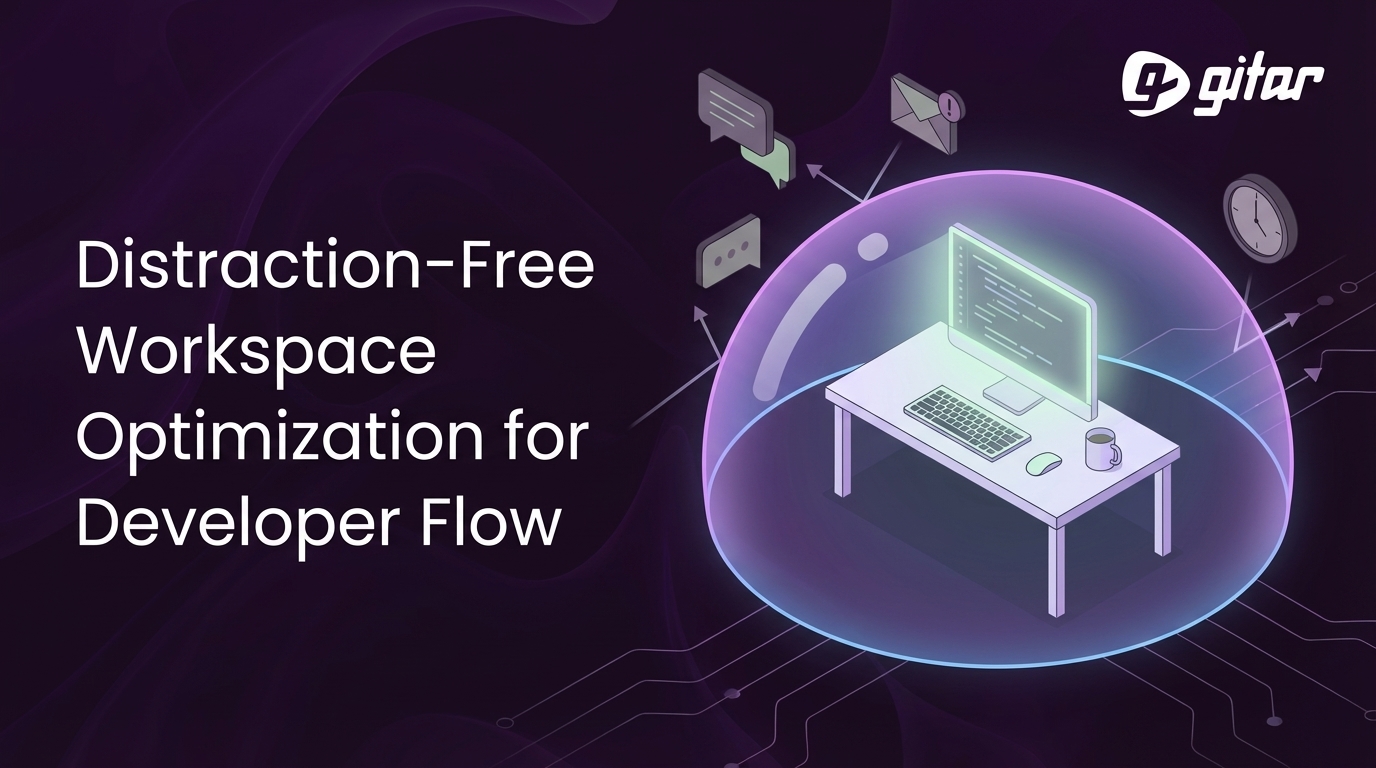 Distraction-Free Workspace Optimization for Developer Flow
