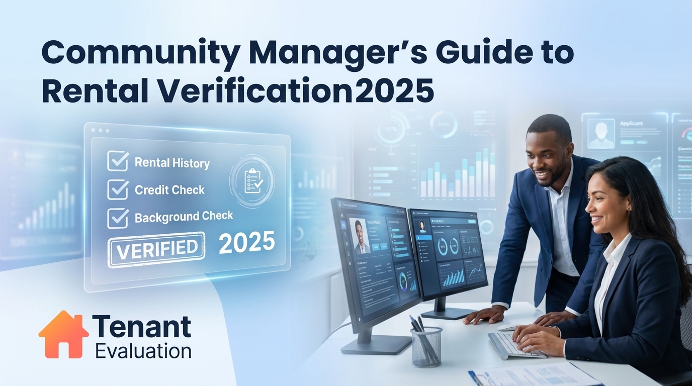 Community Manager's Guide to Rental Verification 2025