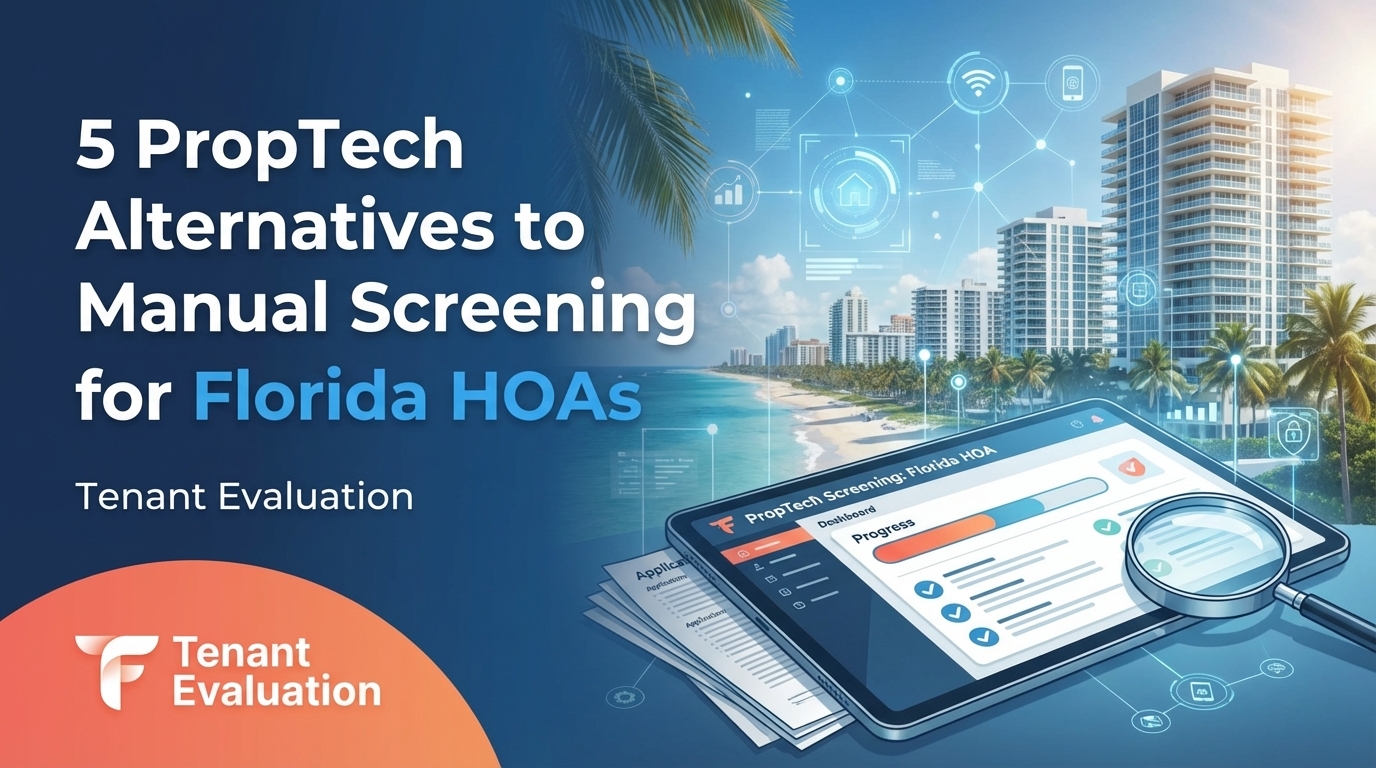 5 PropTech Alternatives to Manual Screening for Florida HOAs
