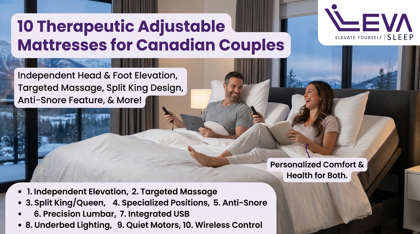 10 Therapeutic Adjustable Mattresses for Canadian Couples