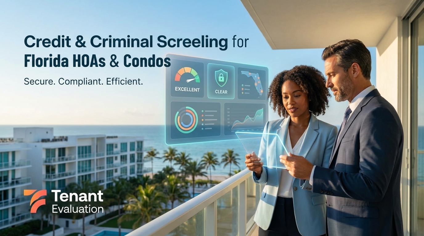 Credit & Criminal Screening for Florida HOAs & Condos