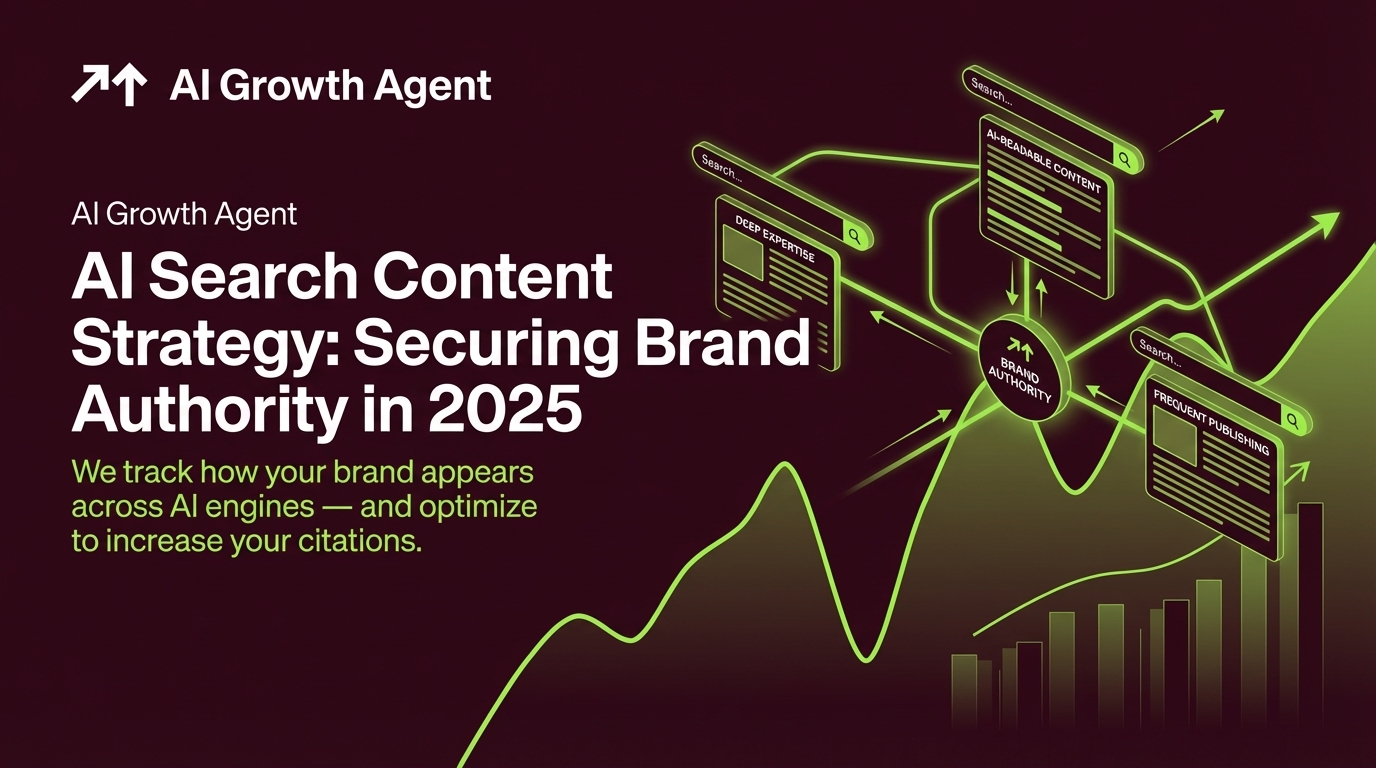 AI Search Content Strategy: Securing Brand Authority in 2025