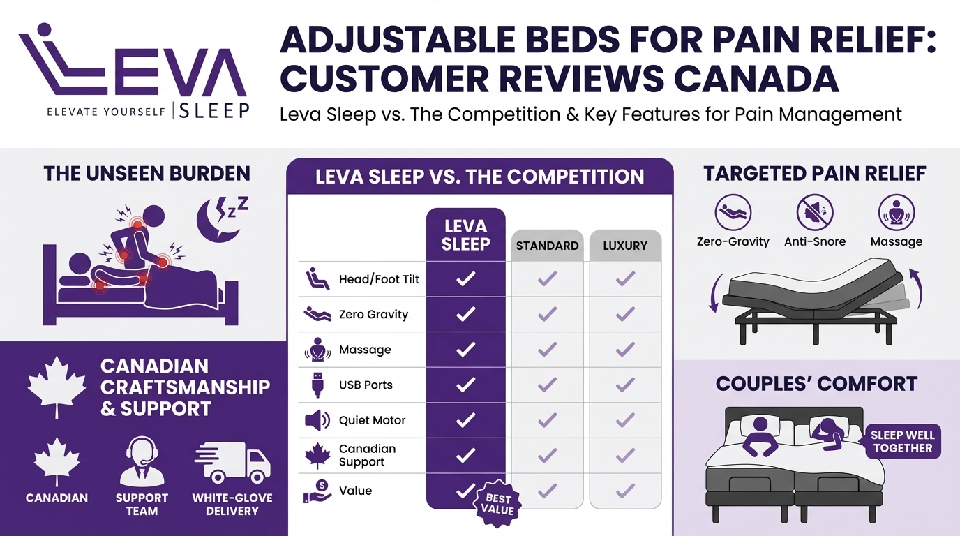Adjustable Beds for Pain Relief: Customer Reviews Canada