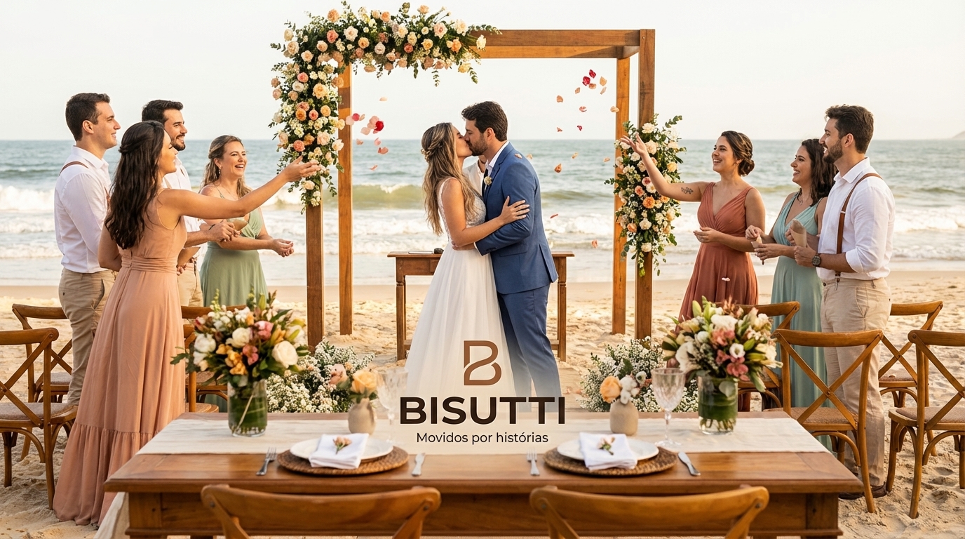Destination wedding na praia: guia completo para 2026