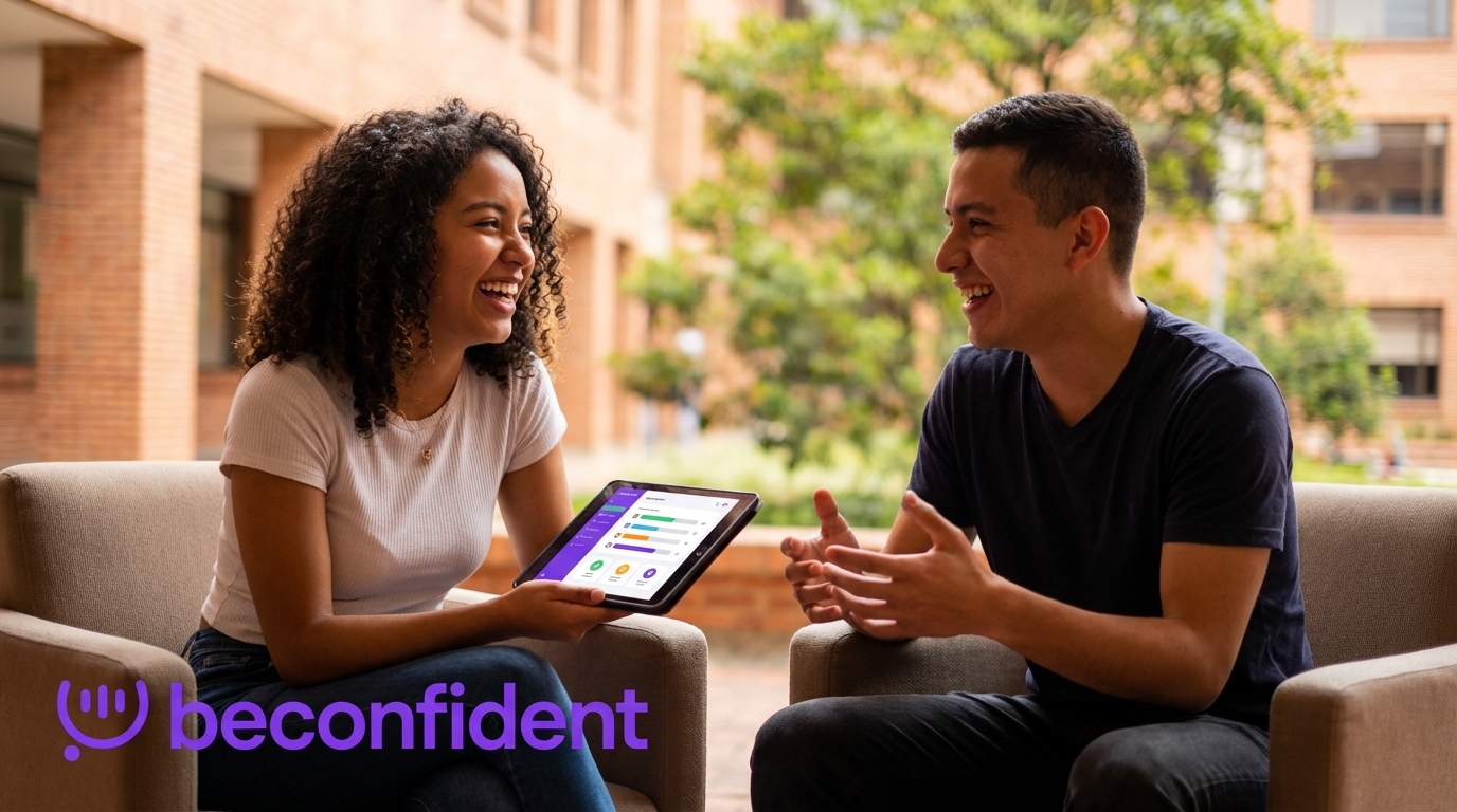 Plataforma personalizada para hablar inglés en Colombia