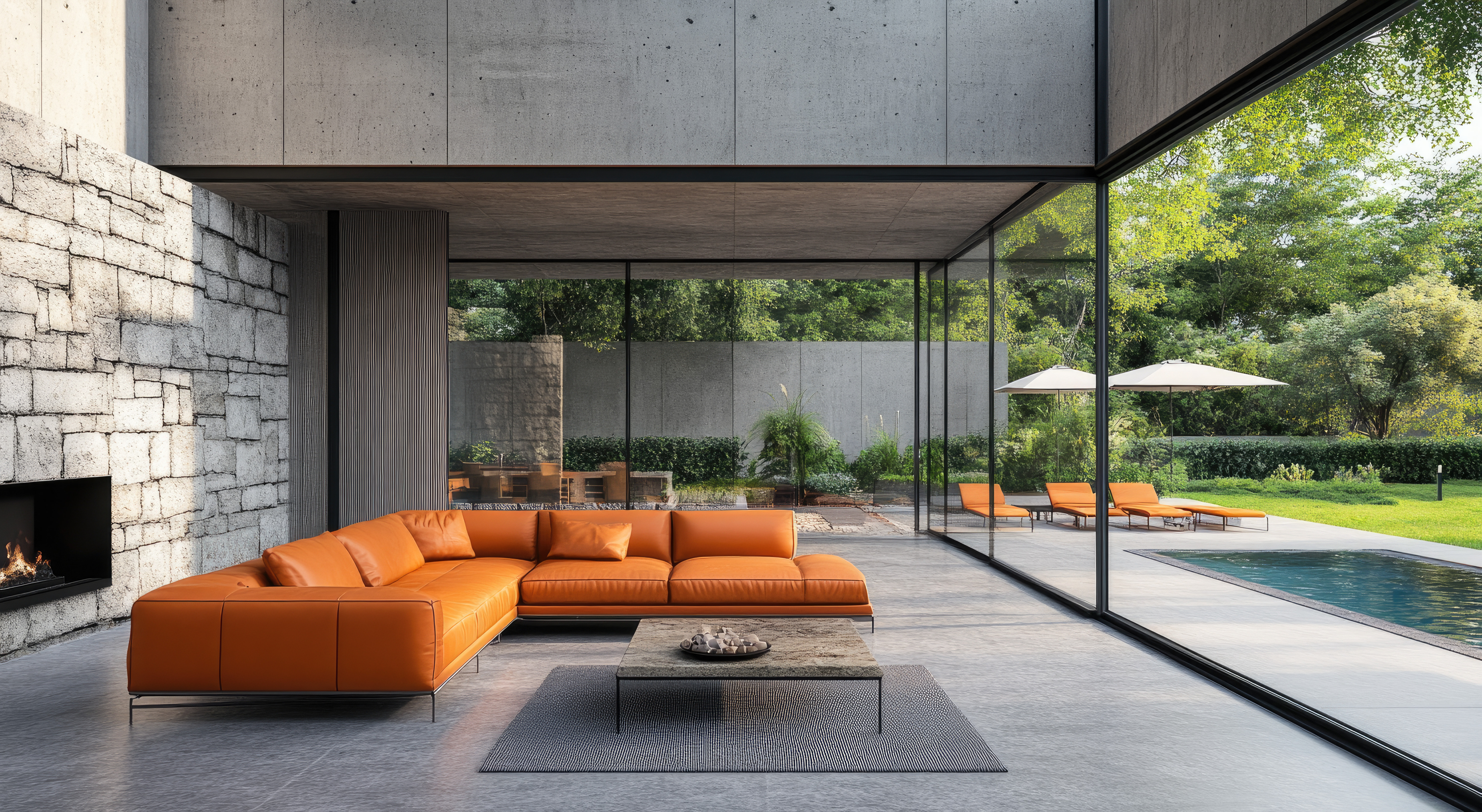 Imóvel de alto padrão com arquitetura contemporânea, integração com área externa, piscina e jardim, ideal para quem deseja anunciar no PilarHomes e atrair compradores qualificados.