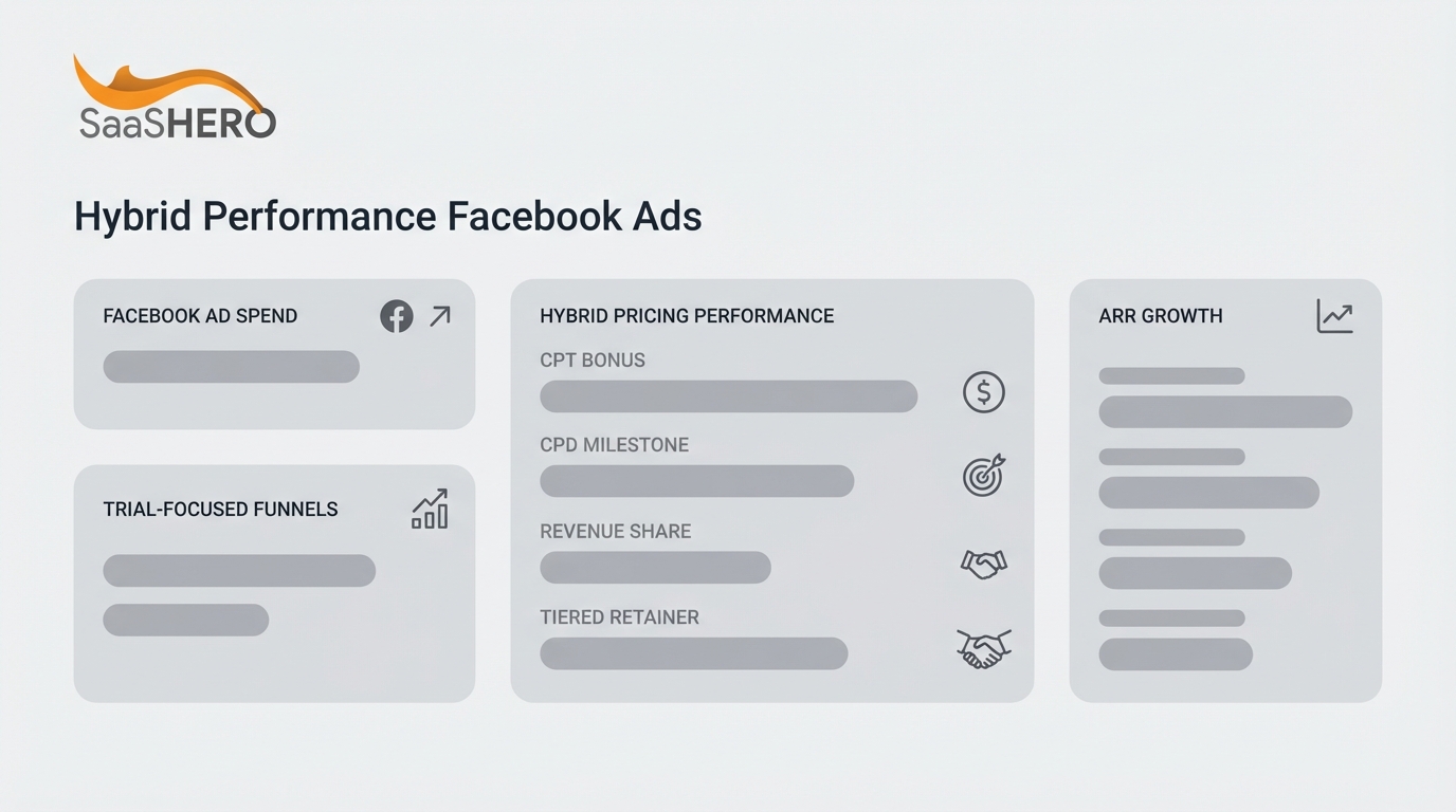 Hybrid Performance Facebook Ads Pricing Models for SaaS