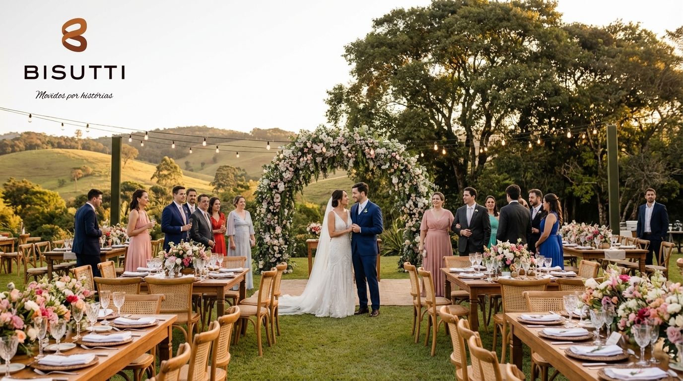 Espaços de casamento de luxo no interior paulista
