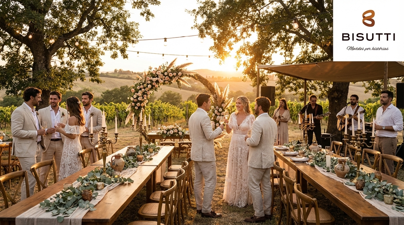 Ideias sofisticadas para casamento no campo roça chique