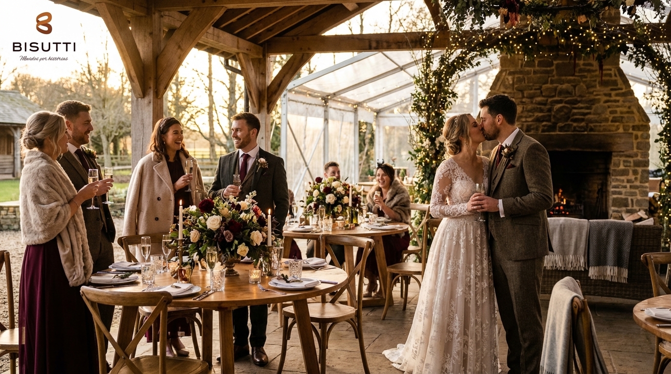 Casamento no campo no inverno elegante: guia completo