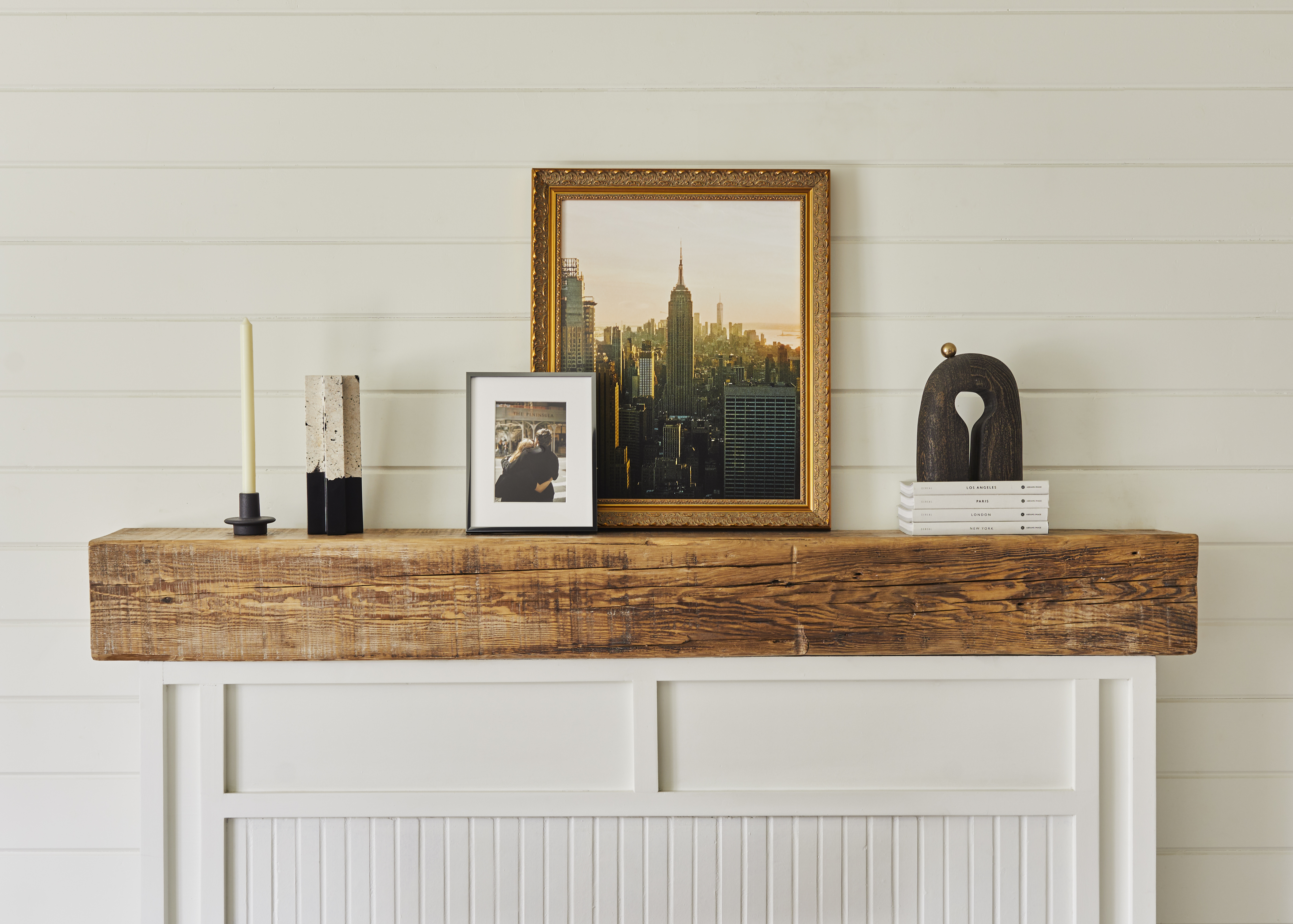 Frameology's selection of Luxe frames can add personality to your mantel