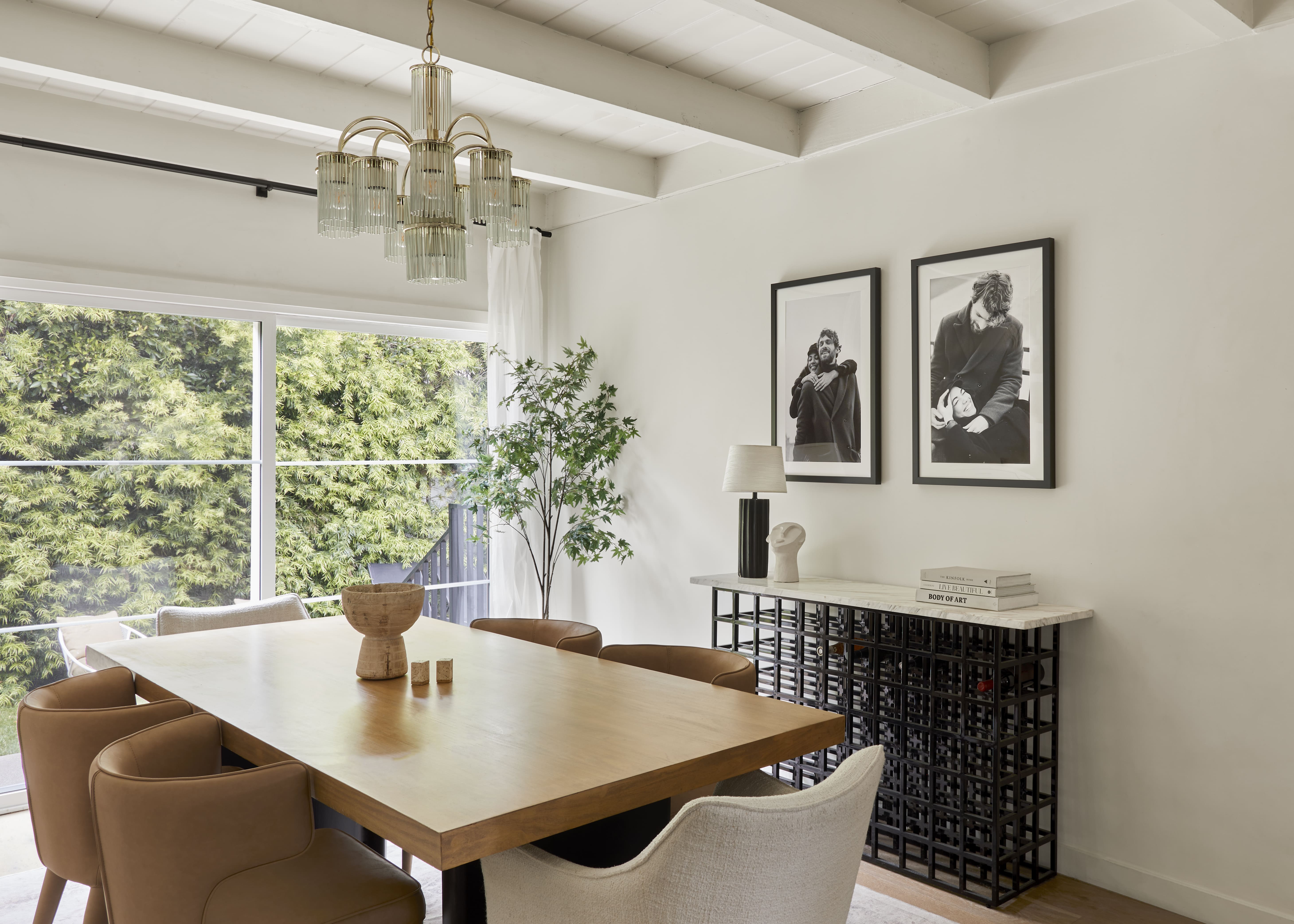 Frameology's Luxe Wall frames can bring special memories to your dining room