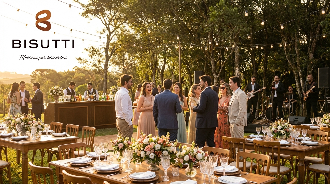 Ideias de casamento no campo personalizado e sofisticado