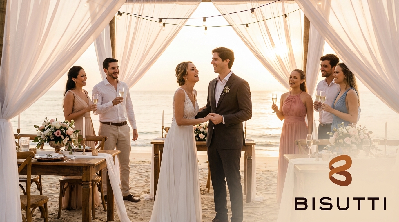 Como organizar casamento pé na areia sofisticado