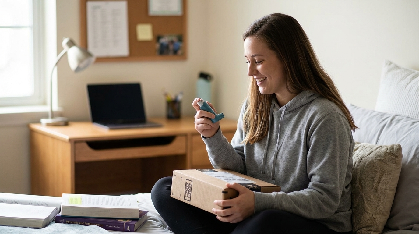 Asthma Inhaler Dorm Delivery: Fast College Campus Options