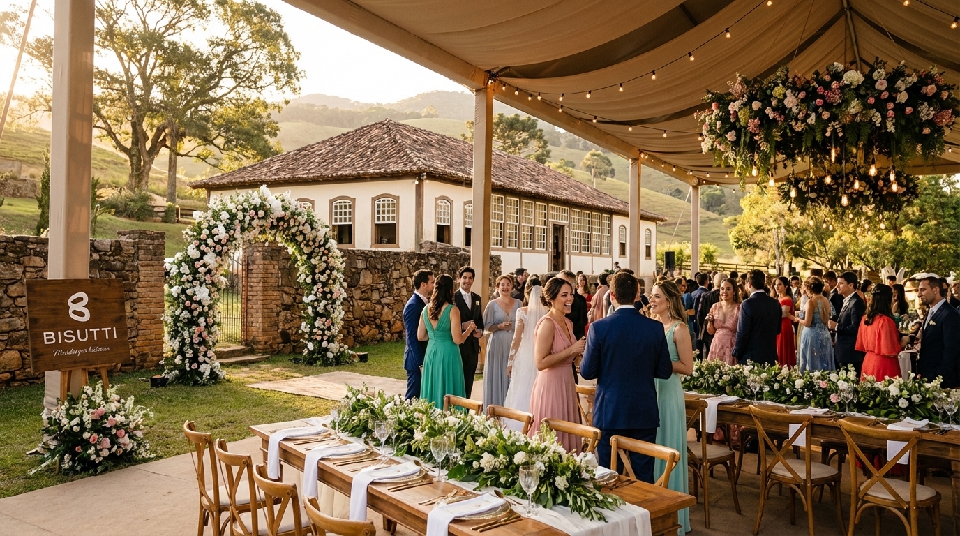 Fazendas históricas para casamento de luxo no campo