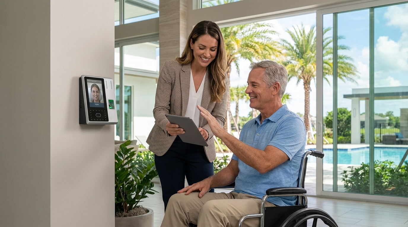 ADA Compliant Biometric Screening Rules for HOA Residents