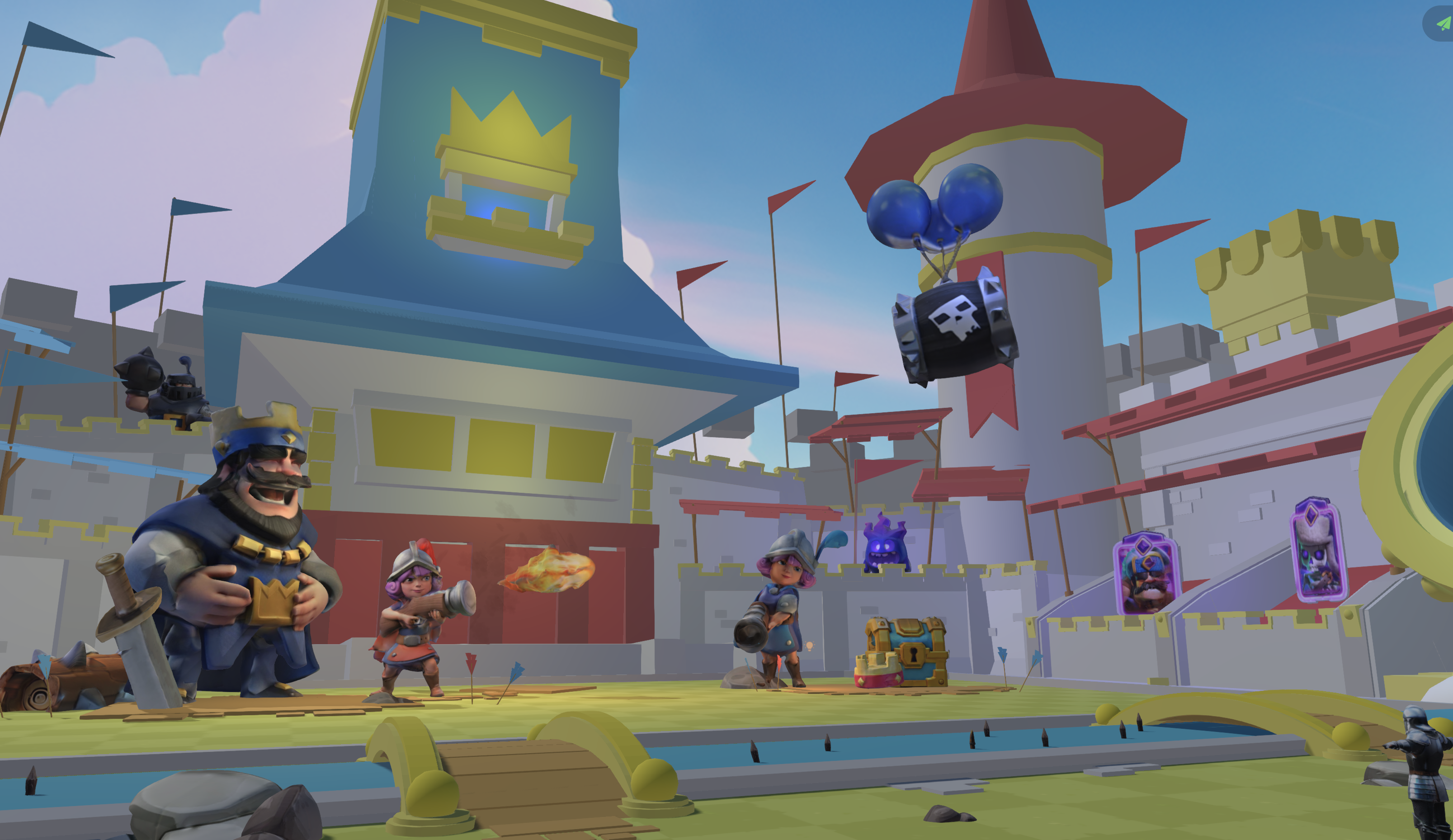 Characters and world generated through Nilo, a browser-based 3D creation platform built for Roblox creators and game developers