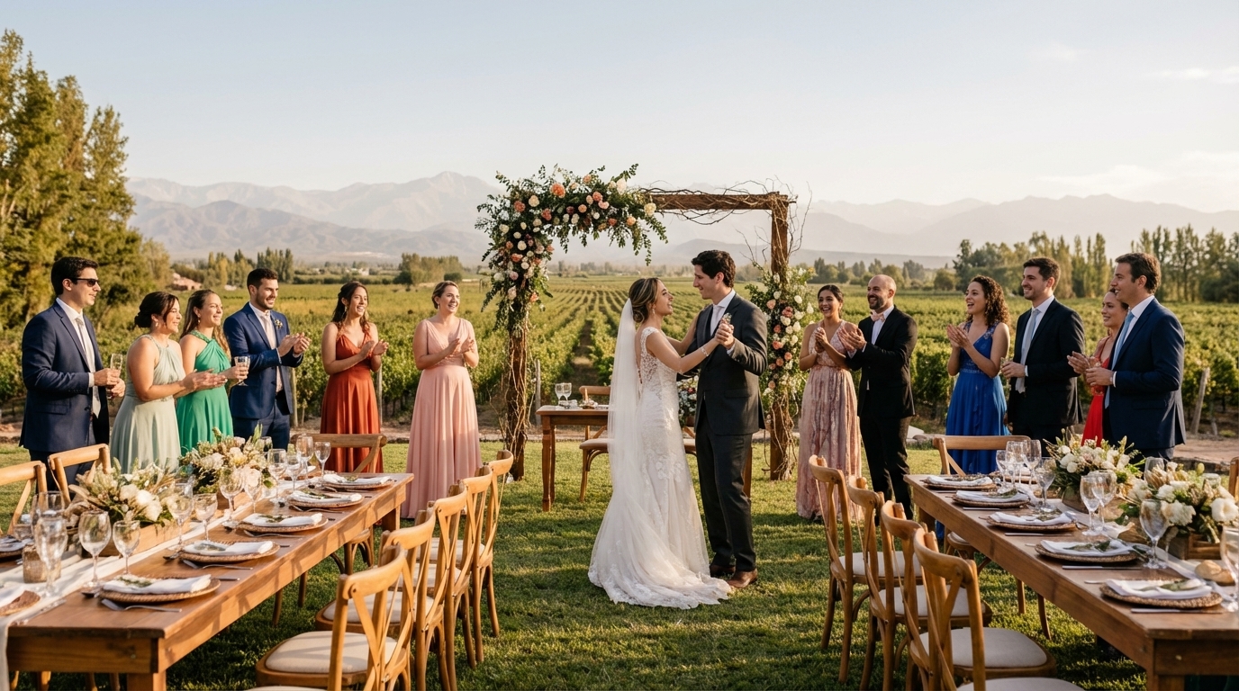 Casamento em Mendoza: vinícolas e hotéis para 2026