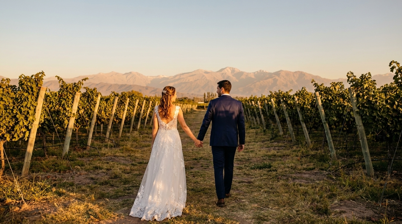 Quantos dias ficar em Mendoza para destination wedding