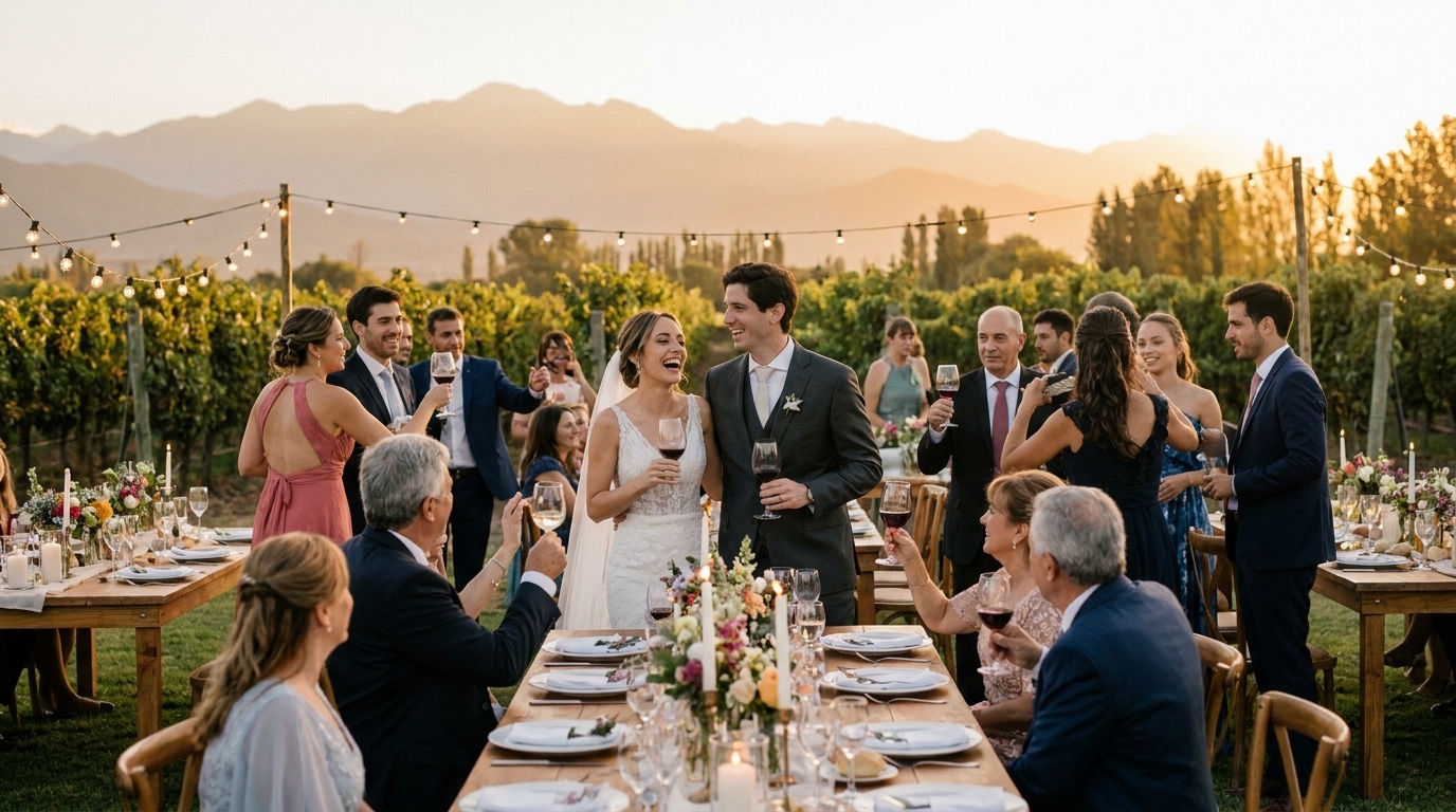 Melhores locais para casar em Mendoza: vinícolas e venues