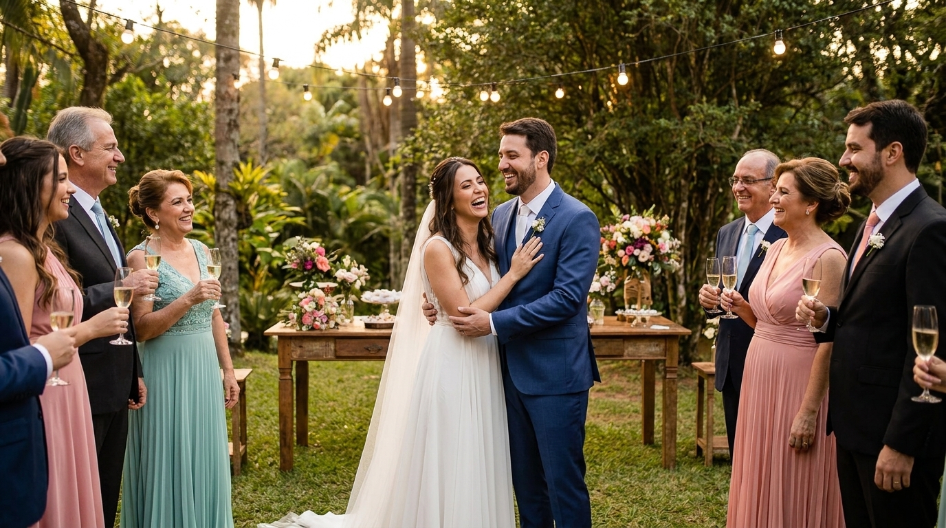 Melhores espaços para casamento ao ar livre em SP