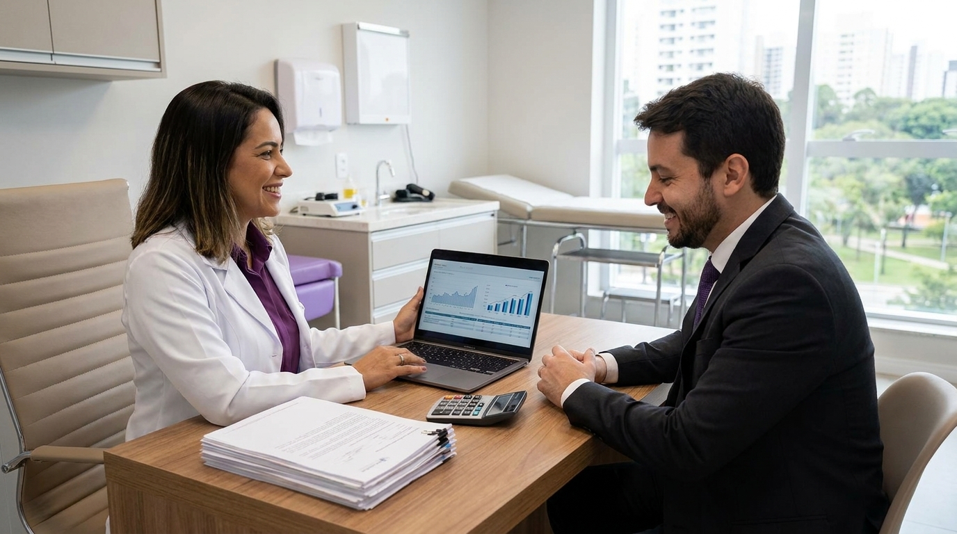 Gestão financeira consultório médico: 4 pilares 2026