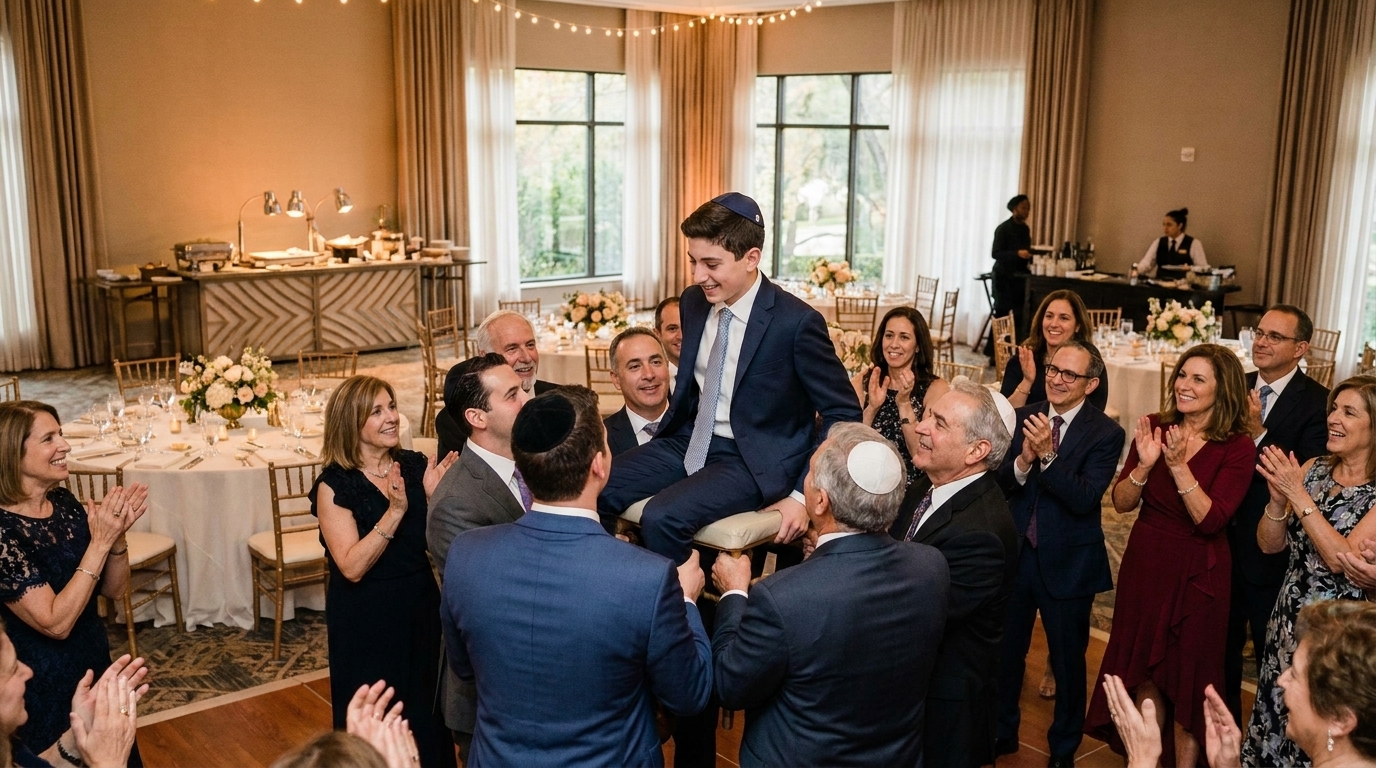 Como funciona gestão 360 para festa de Bar Mitzvah