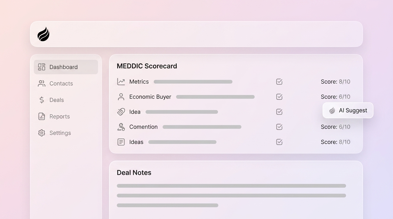 Best Way to Use MEDDIC Scorecard in CRM: AI Automation Guide