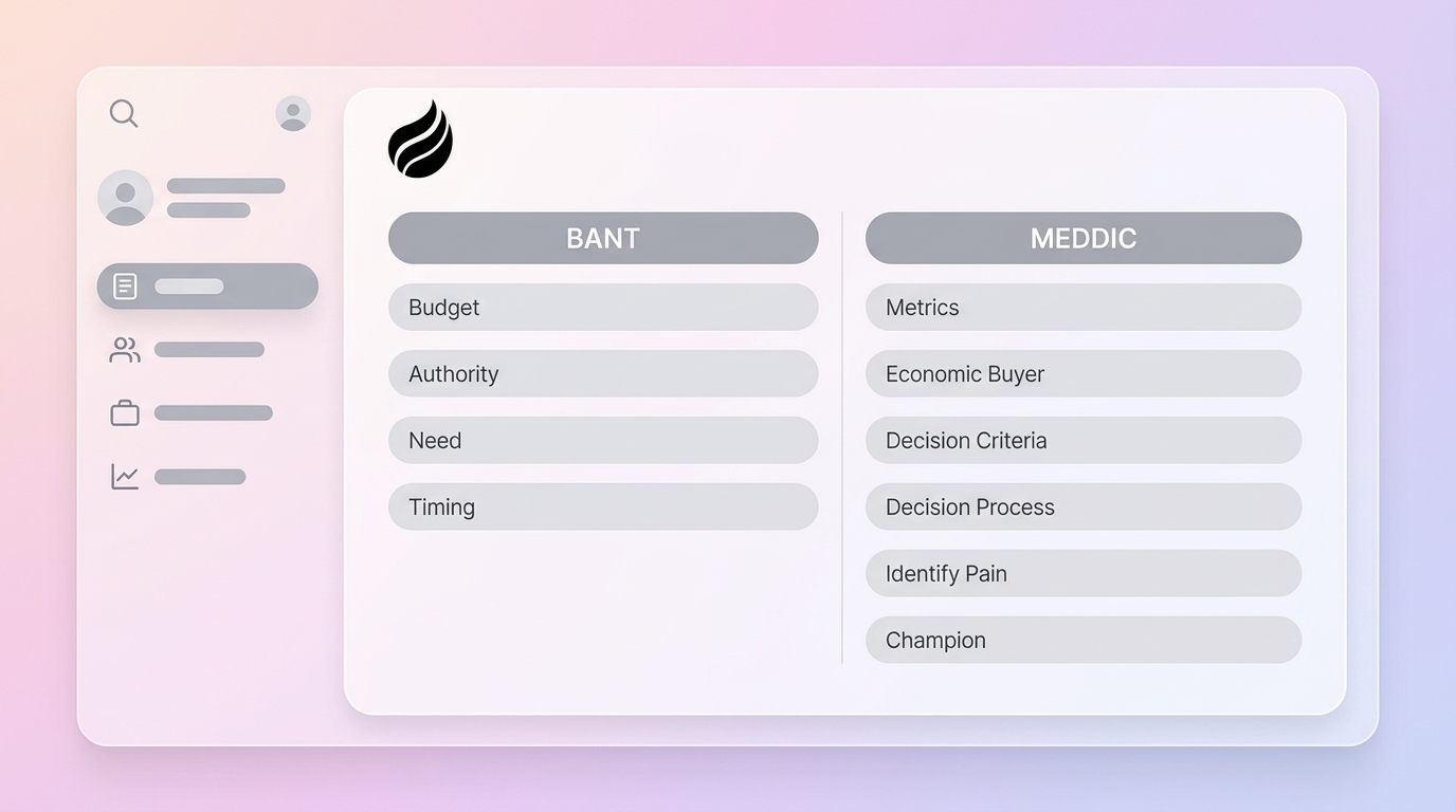 When to Use BANT vs MEDDIC in Enterprise Sales