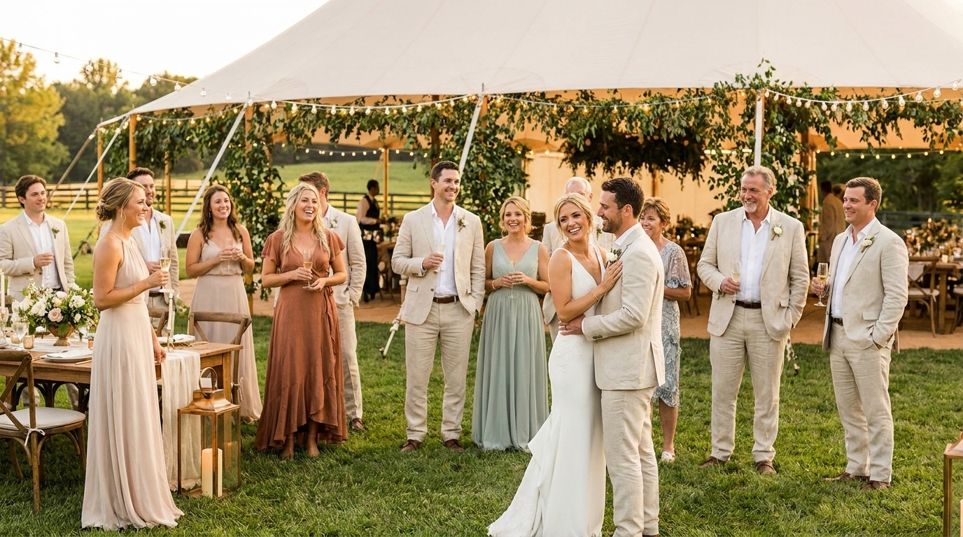Casamento em chácara sofisticado: ideias e dicas 2026