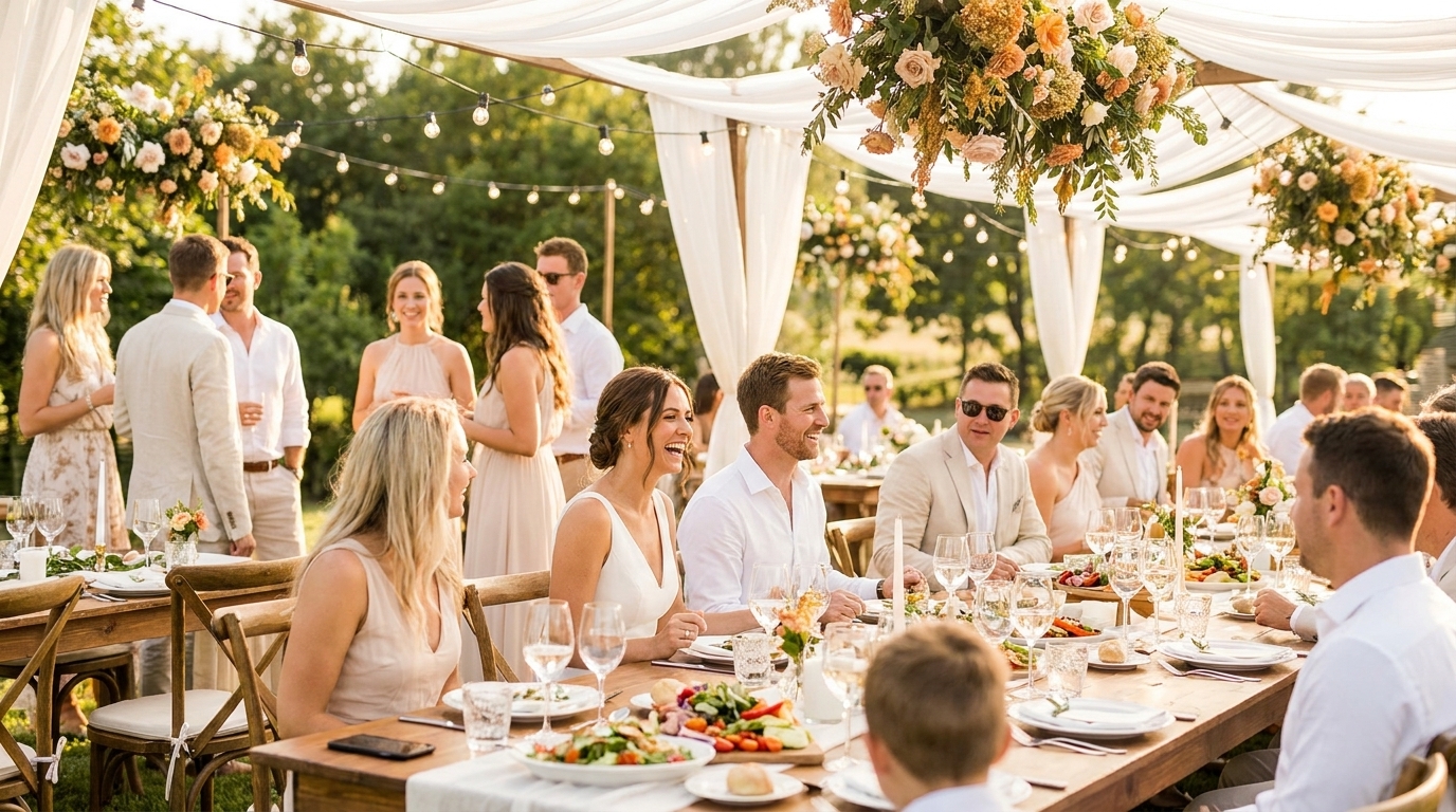 Ideias de casamento em chácara no verão: luxo e conforto