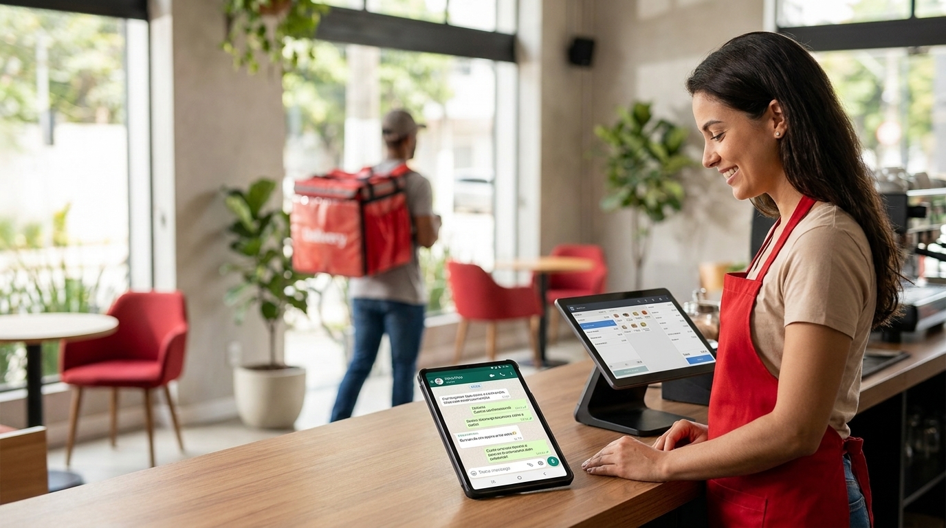 IA automação tráfego pago: como funciona para delivery