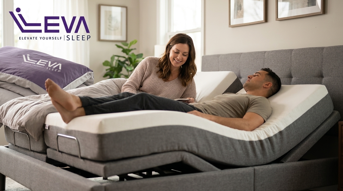 Best Split Adjustable Beds for Couples Canada | Leva Sleep