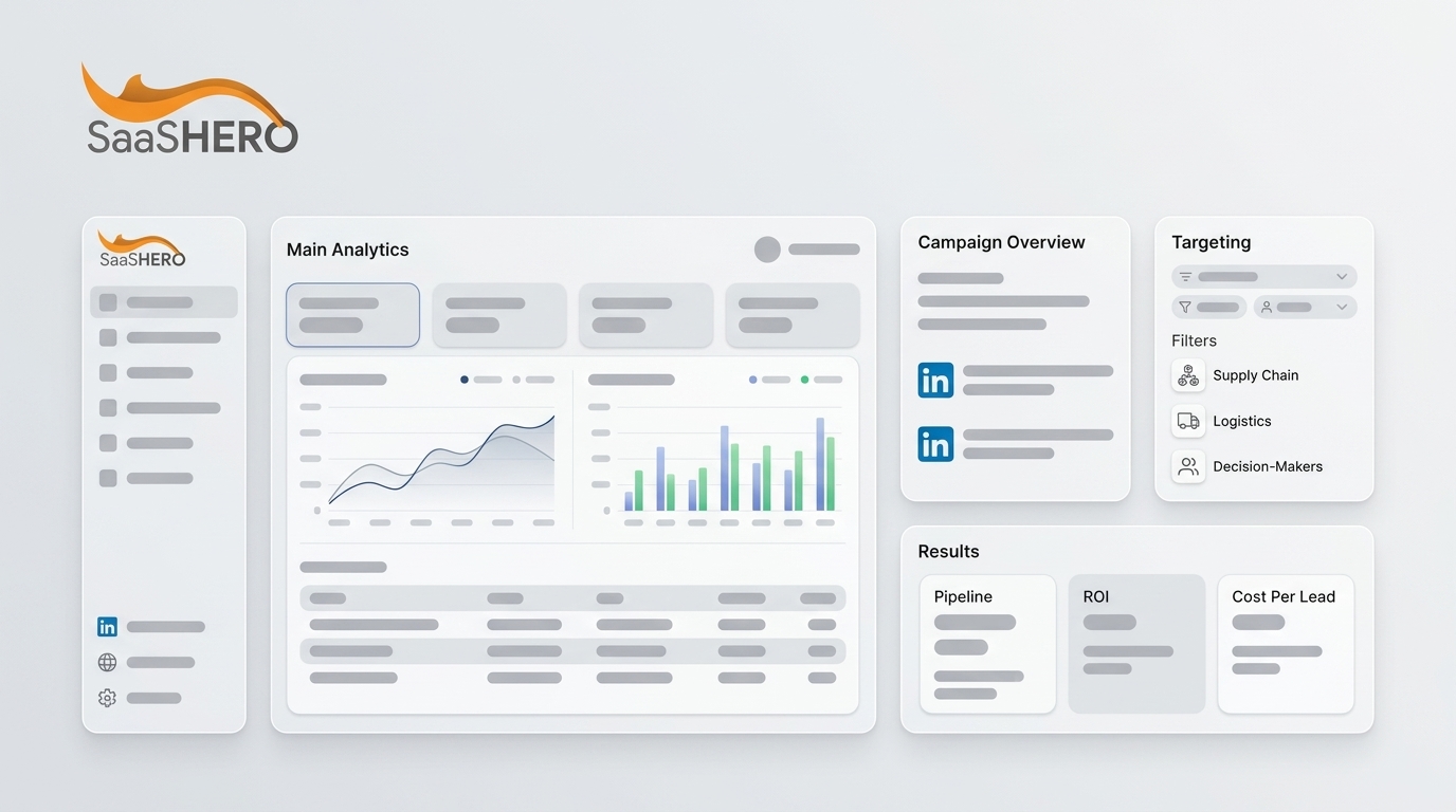 Supply Chain Tech LinkedIn Ads: Complete Playbook Guide