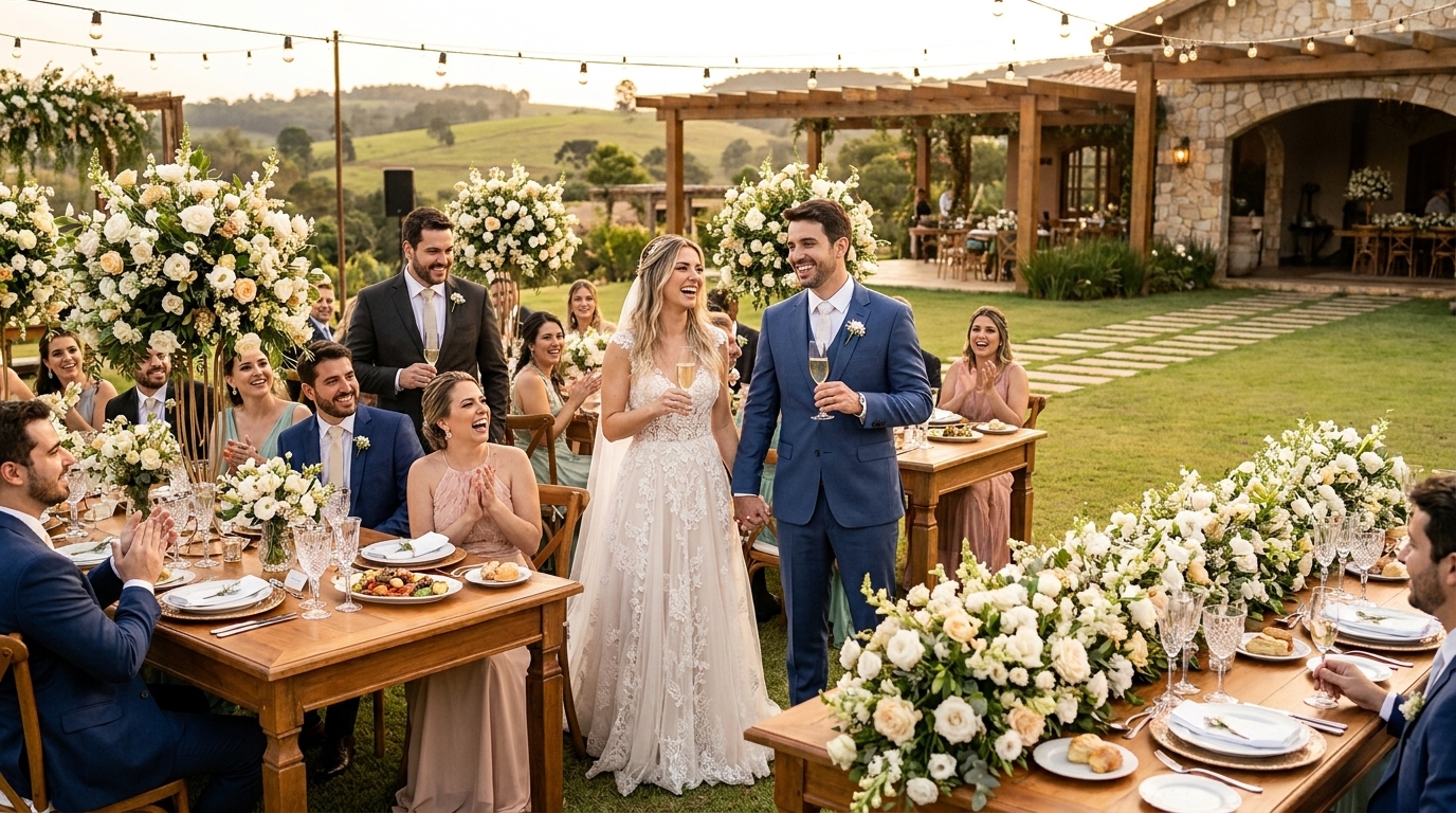 Como organizar casamento em chácara de luxo: guia prático