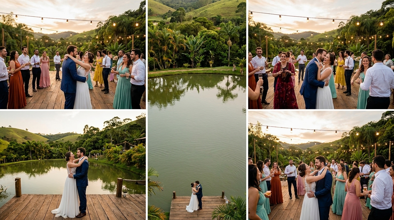 Ideias de chácara para destination wedding no Brasil
