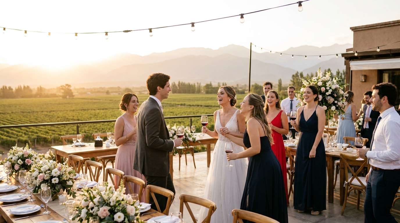 Como planejar casamento destino de luxo em Mendoza
